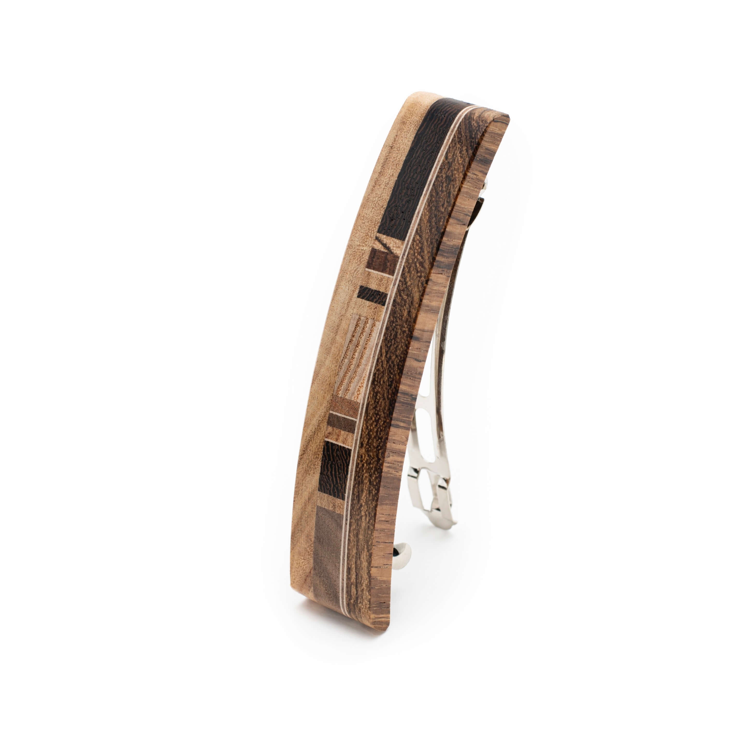 barrette cheveux épais, barrette artisanal en bois
