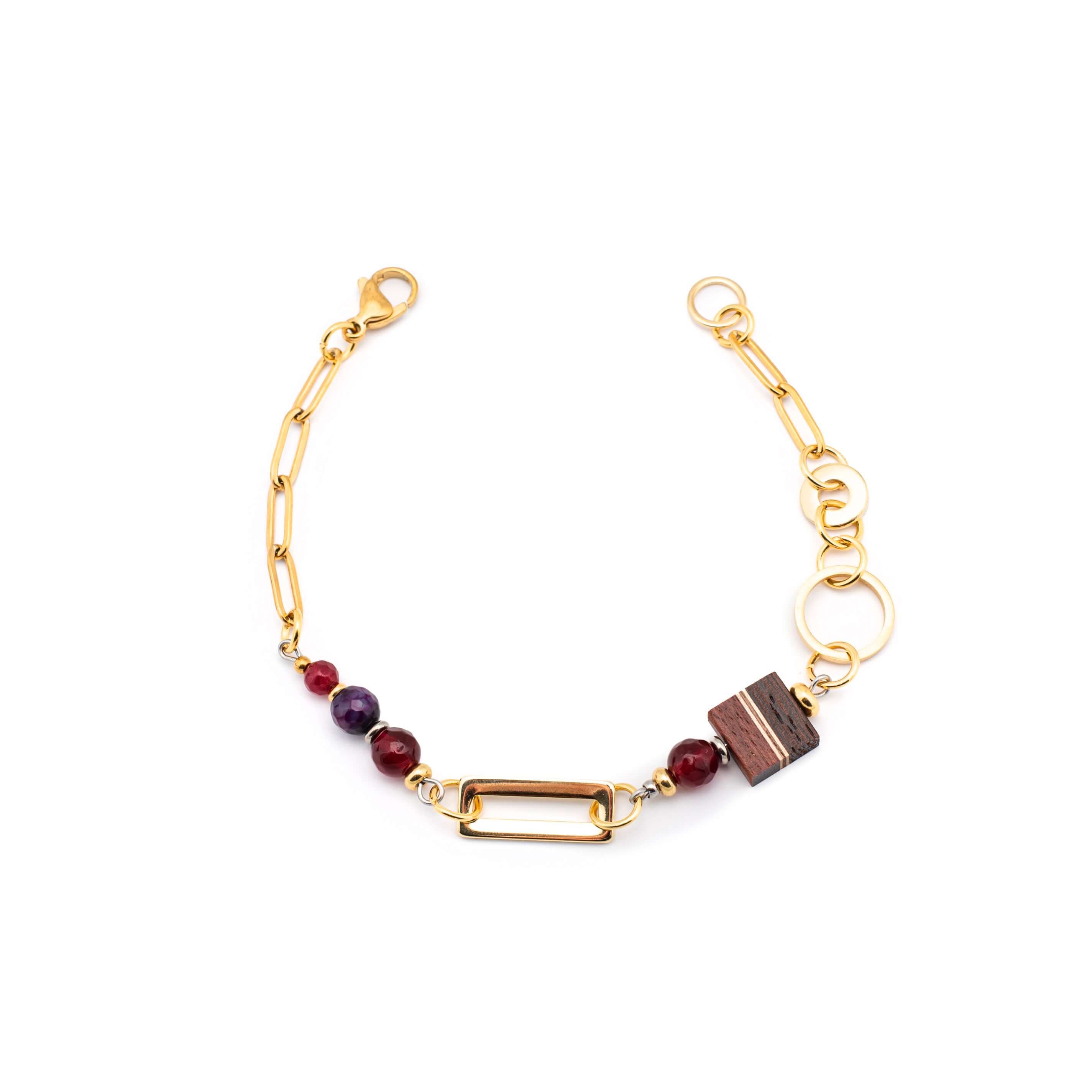 bracelet femme tendance 2026, bijoux en bois artisanal