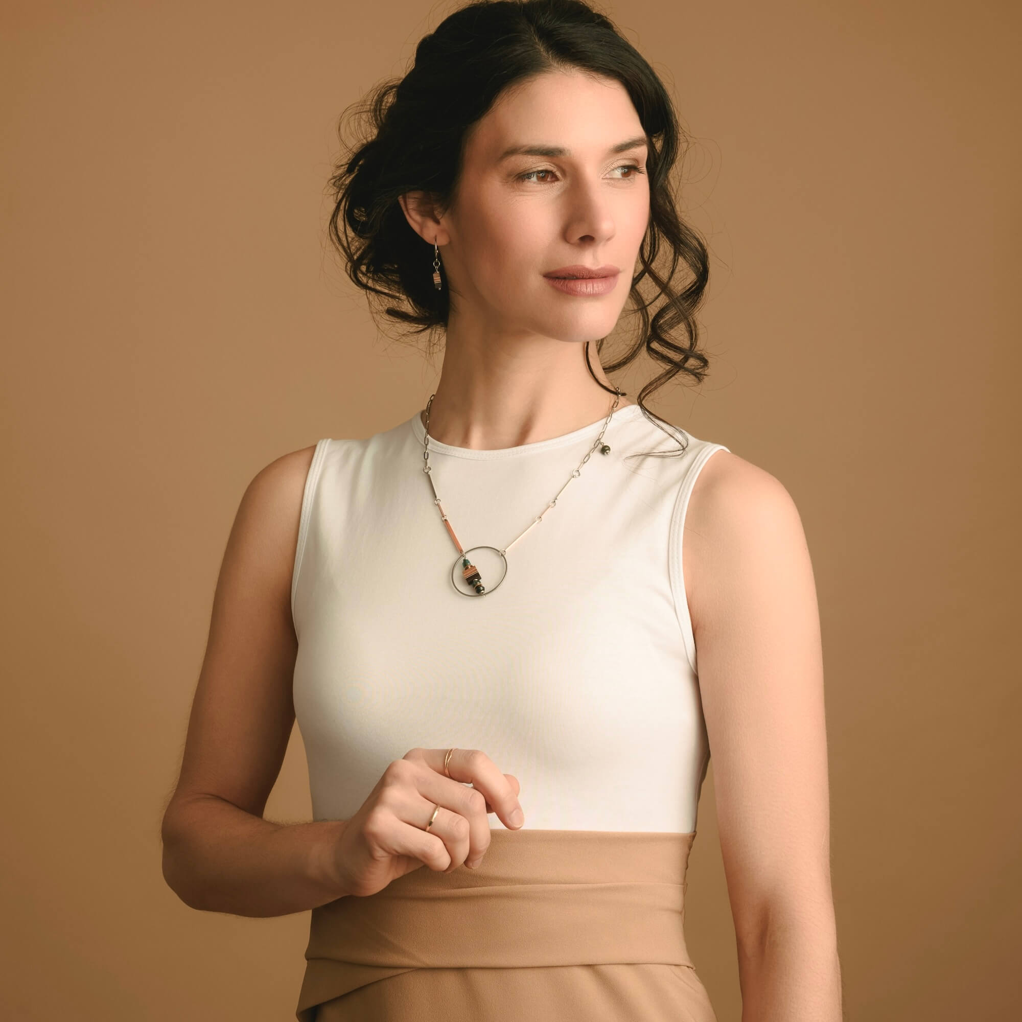 Bijoux Fait Main au Québec, collier sautoir,  Bijou en Bois Femme,