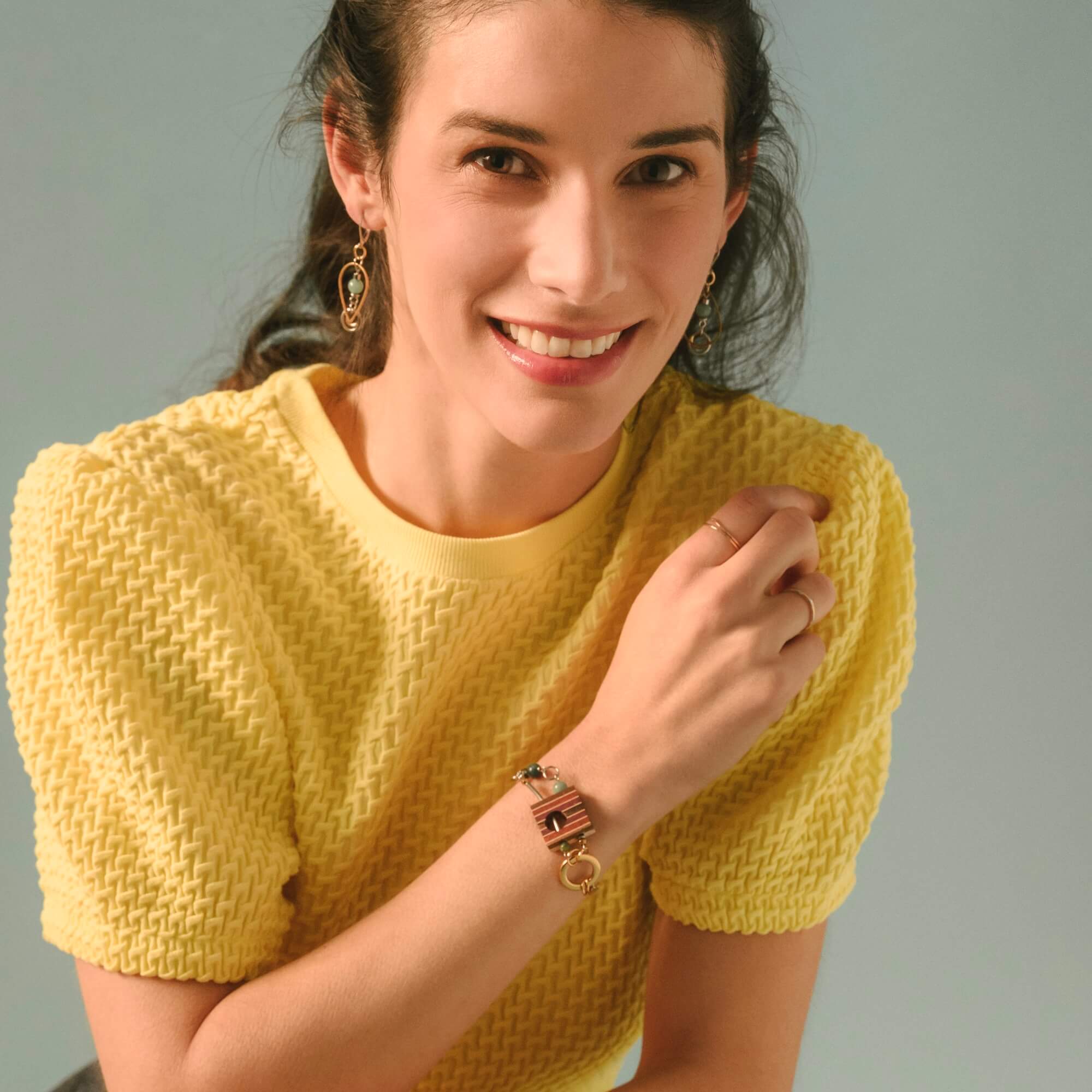 bracelet en bois pour femme par Isabelle ferland bijoux