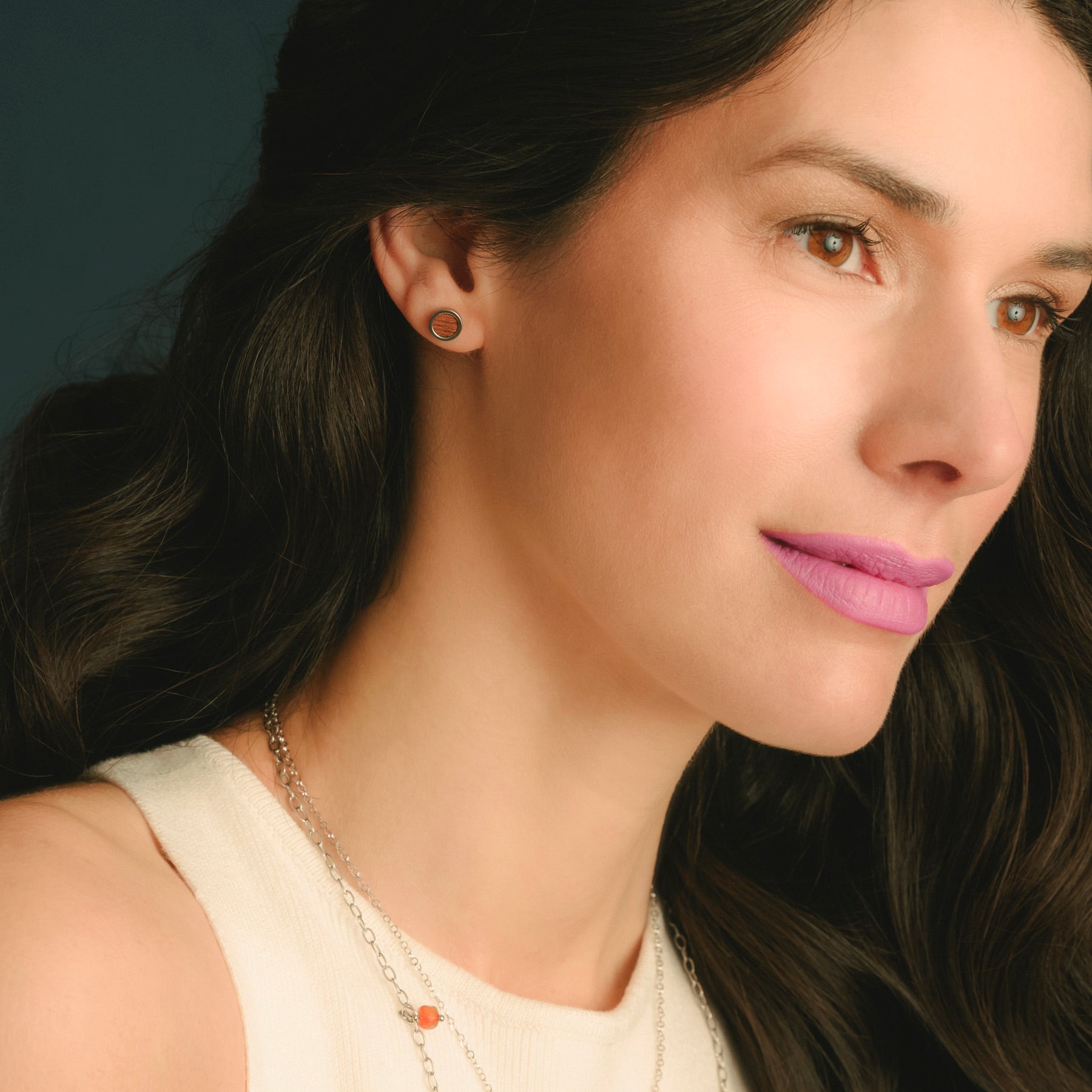 boucles d'oreilles studs création québécoise par Isabelle Ferland