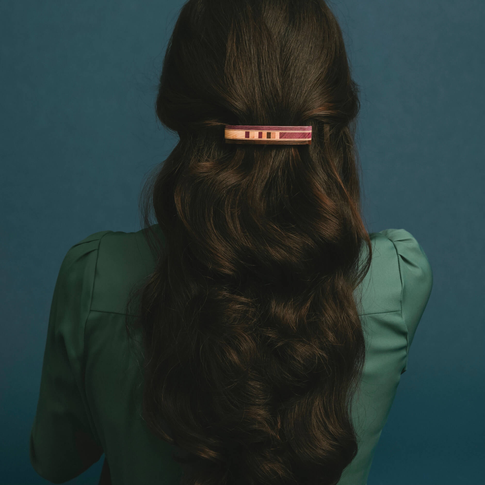 Accessoire cheveux en bois du Canada par Isabelle Ferland