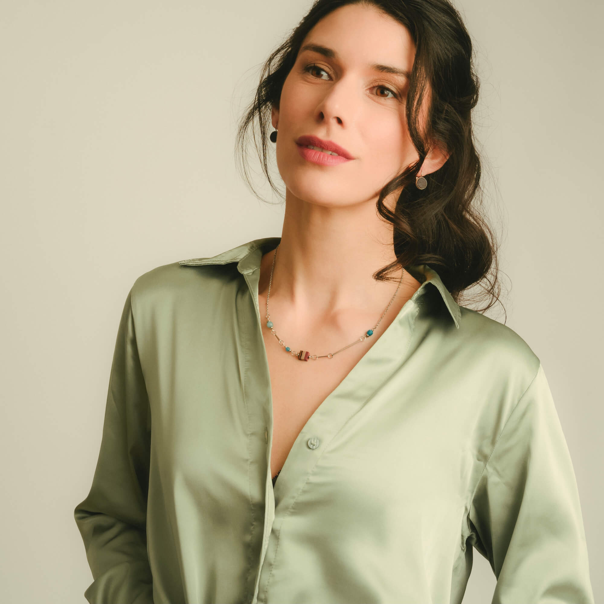 collier pour femme délicat fabriqué au Québec