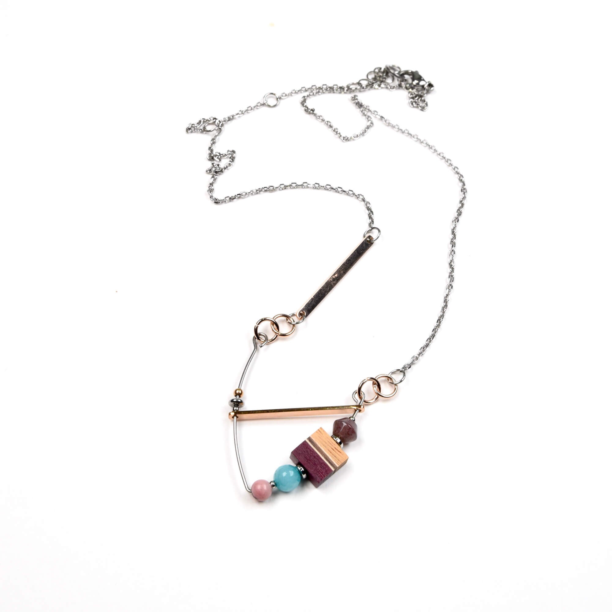 collier pour femme perles turquoise compagnie québécoise