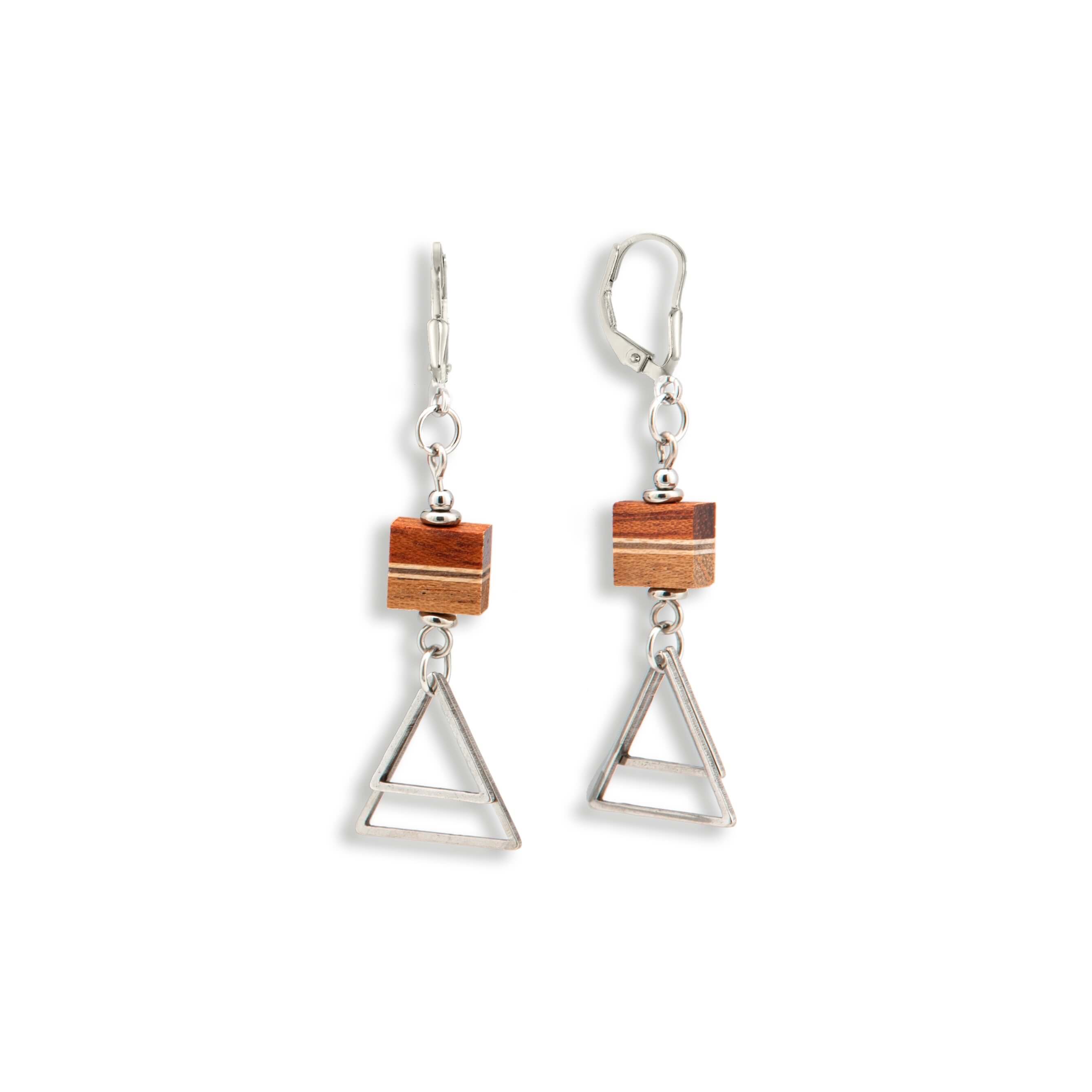 Boucles d'oreilles triangles | Dyade