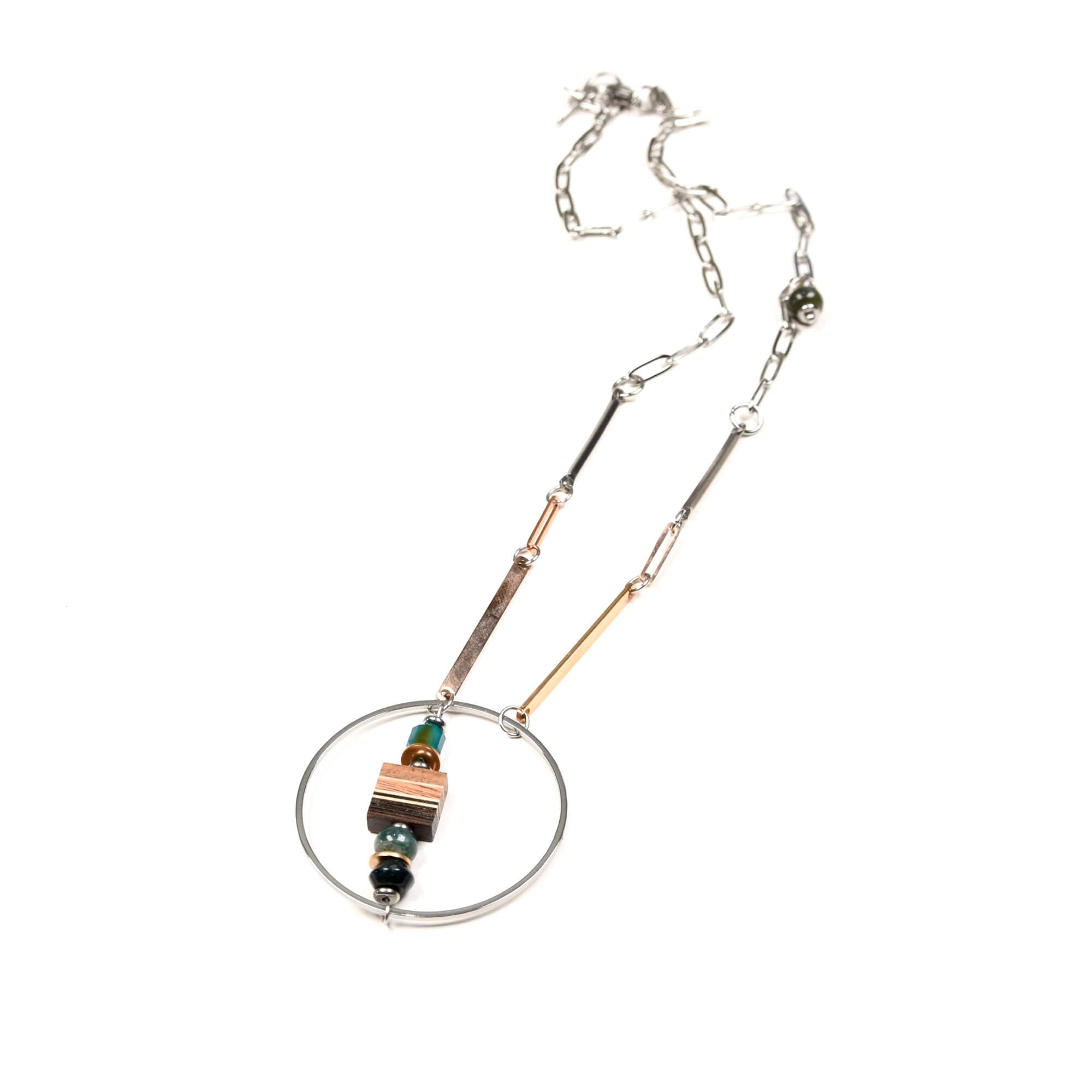 Bijoux Fait Main au Québec, collier sautoir,  Bijou en Bois Femme,