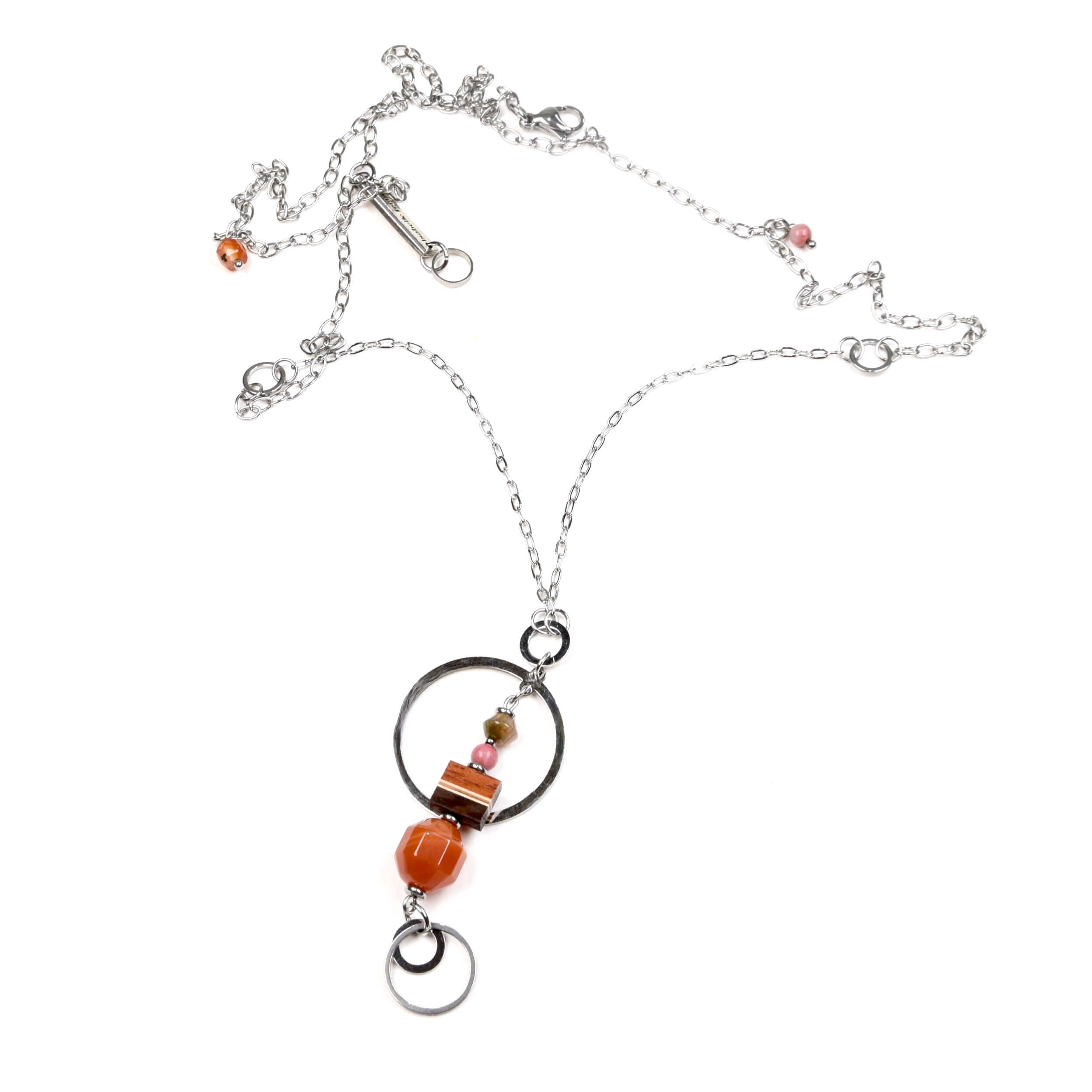 collier pour femme, collier en acier inoxydable femme 