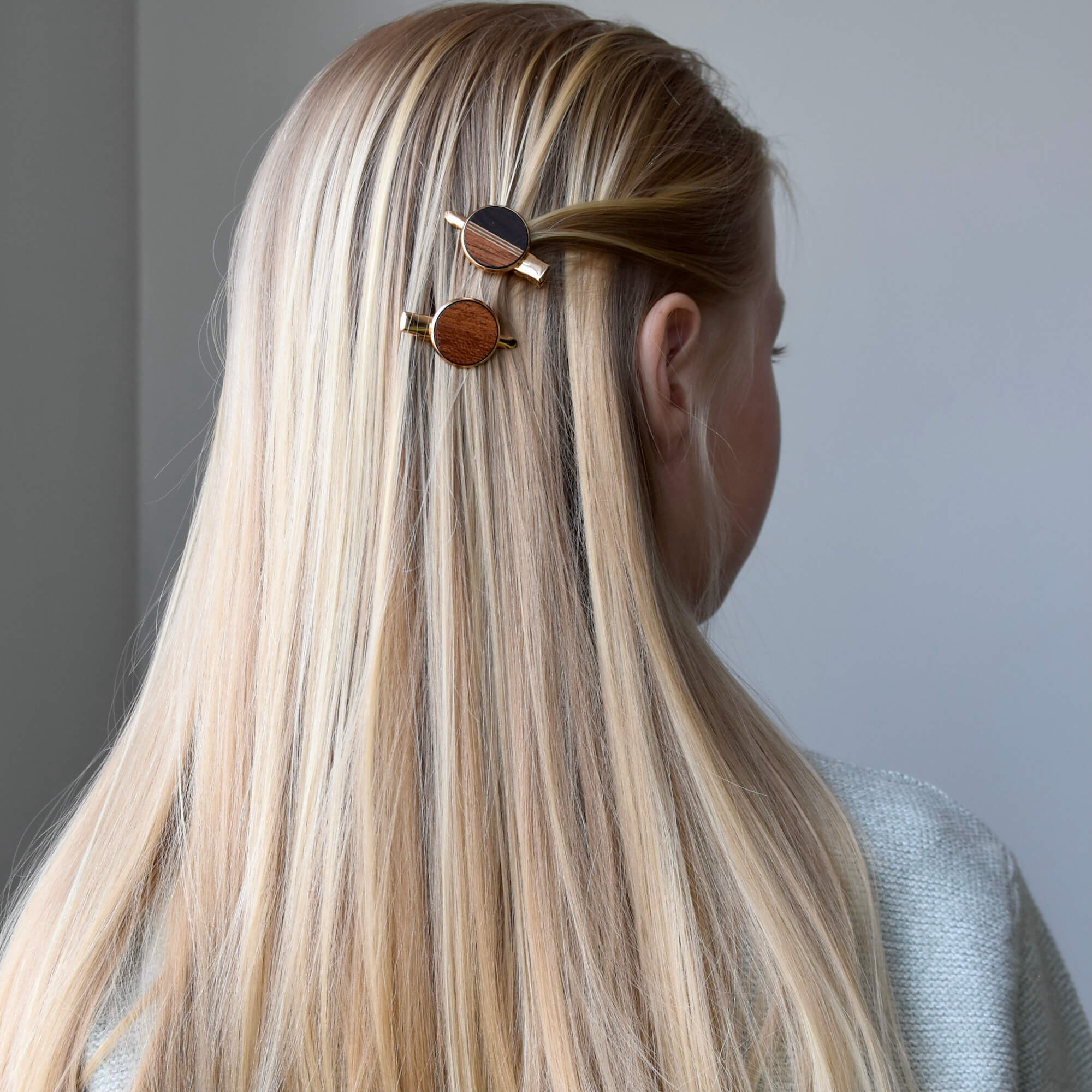 barrette cheveux bois artisanale