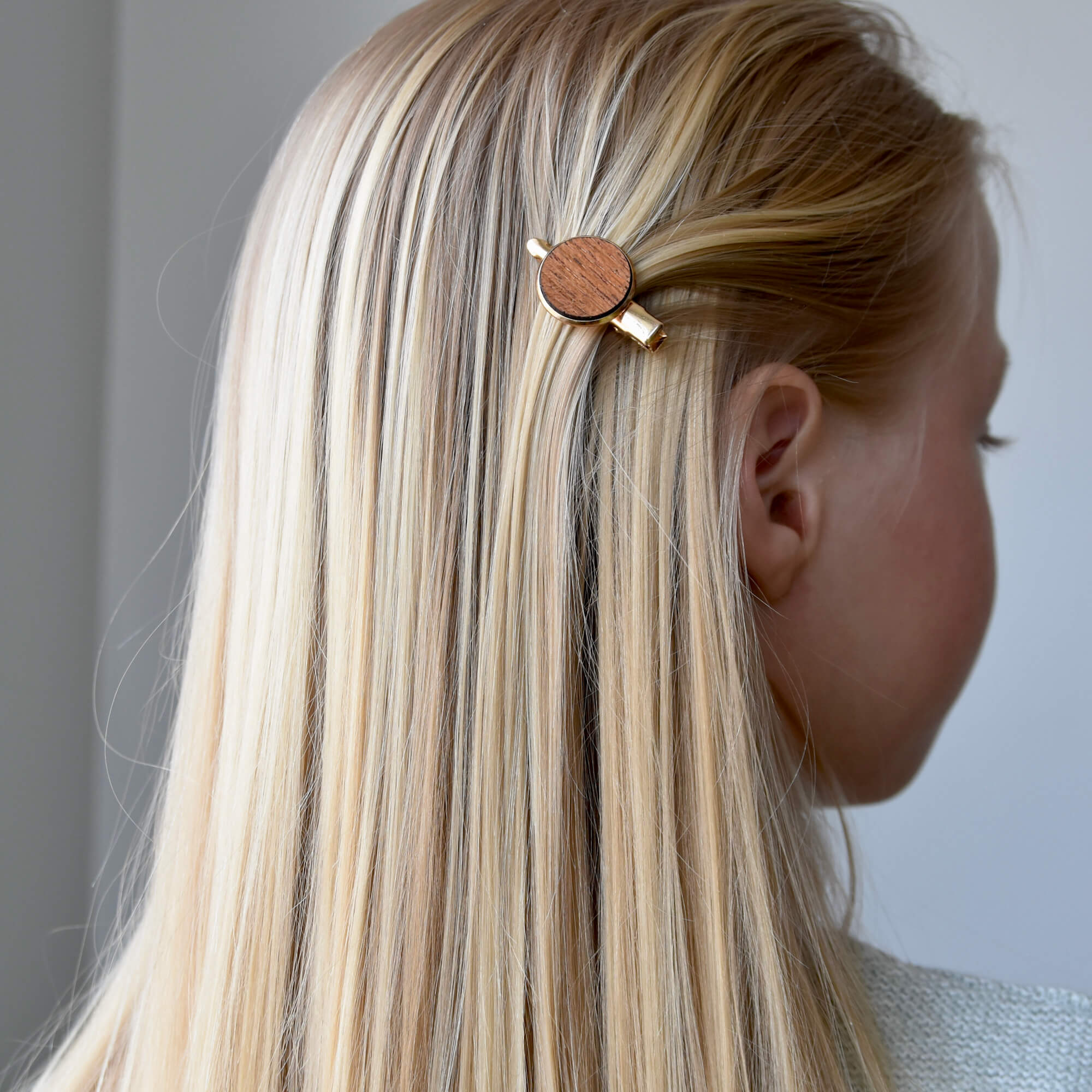 barrette cheveux bois artisanale fait au Québec