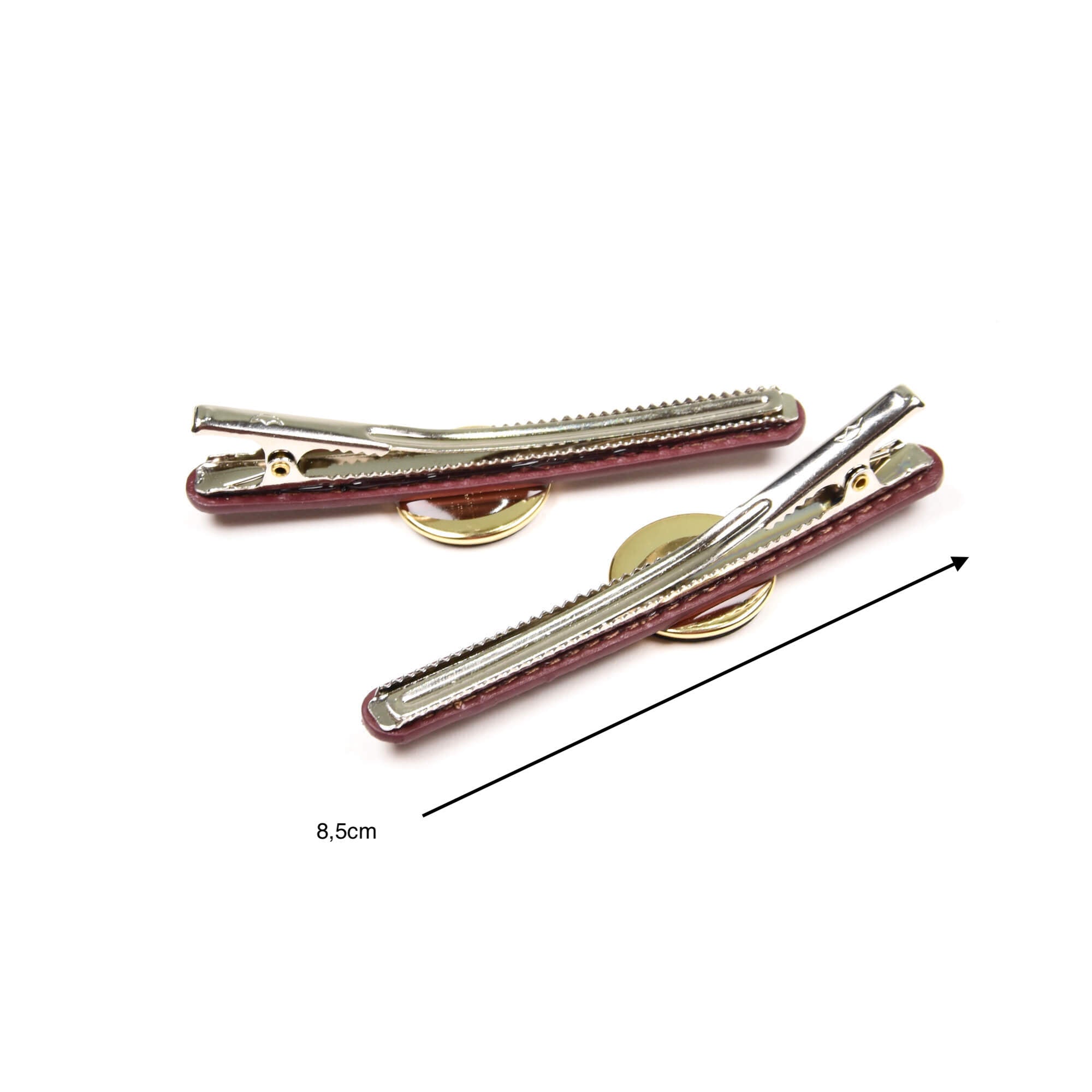 barrette en cuir pour cheveux fait main au Québec