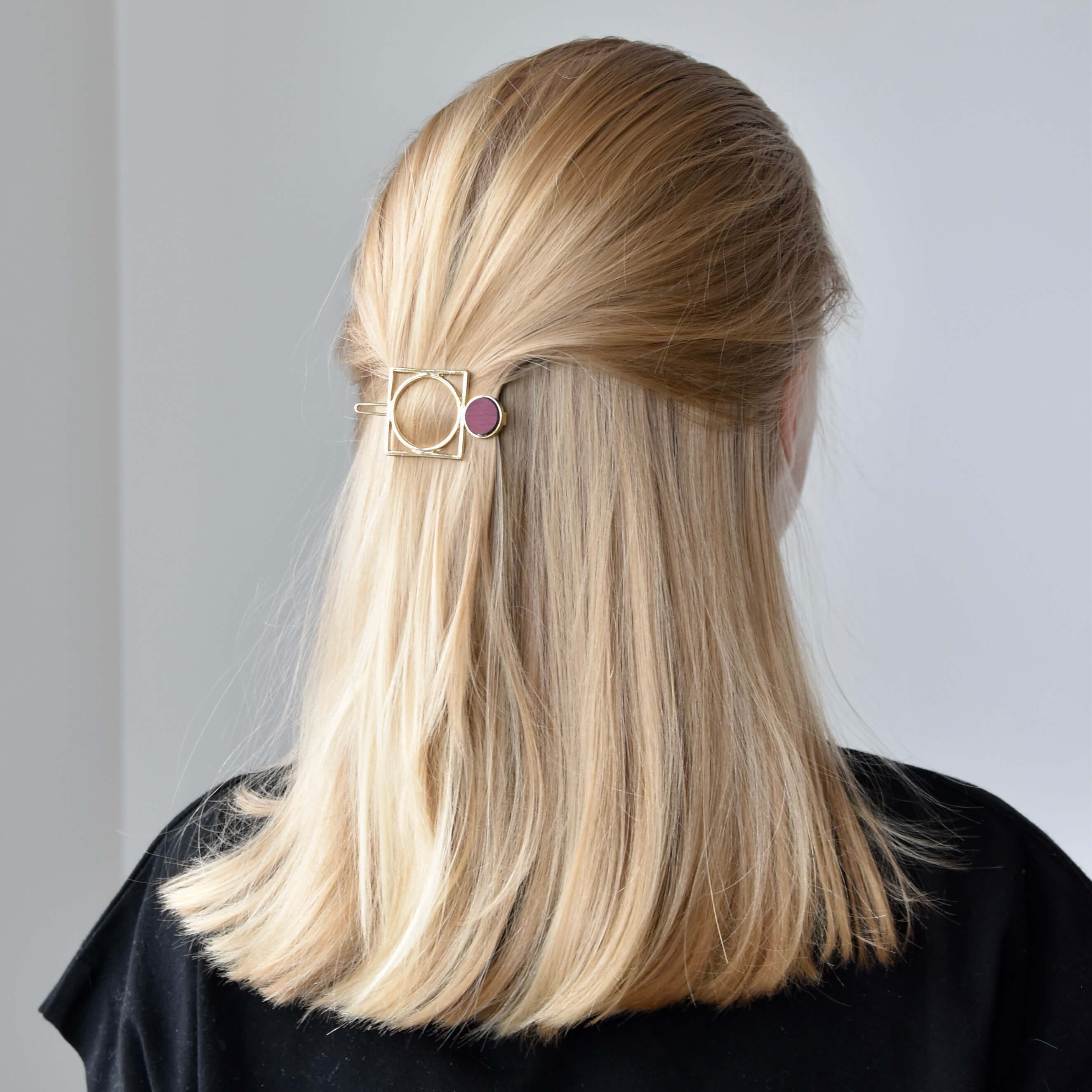 très petite barrette cheveux fins artisanale