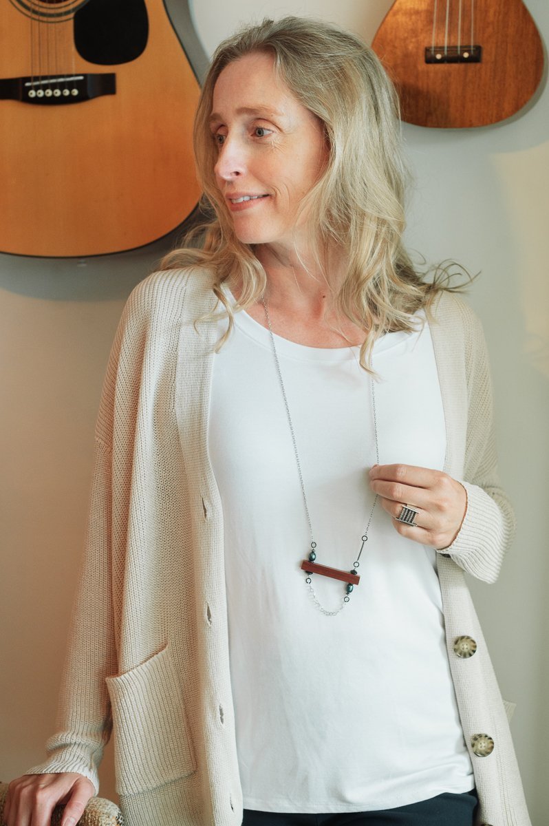 collier long pour femme, solstice par Isabelle Ferland bijoux |nouvelle collection 2022