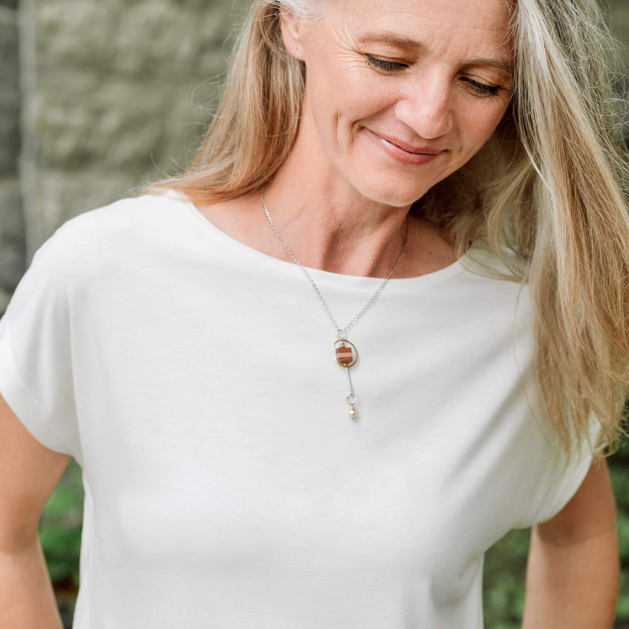 nouvelle collection de bijoux Québécois été 2022, collier fait main au Canada