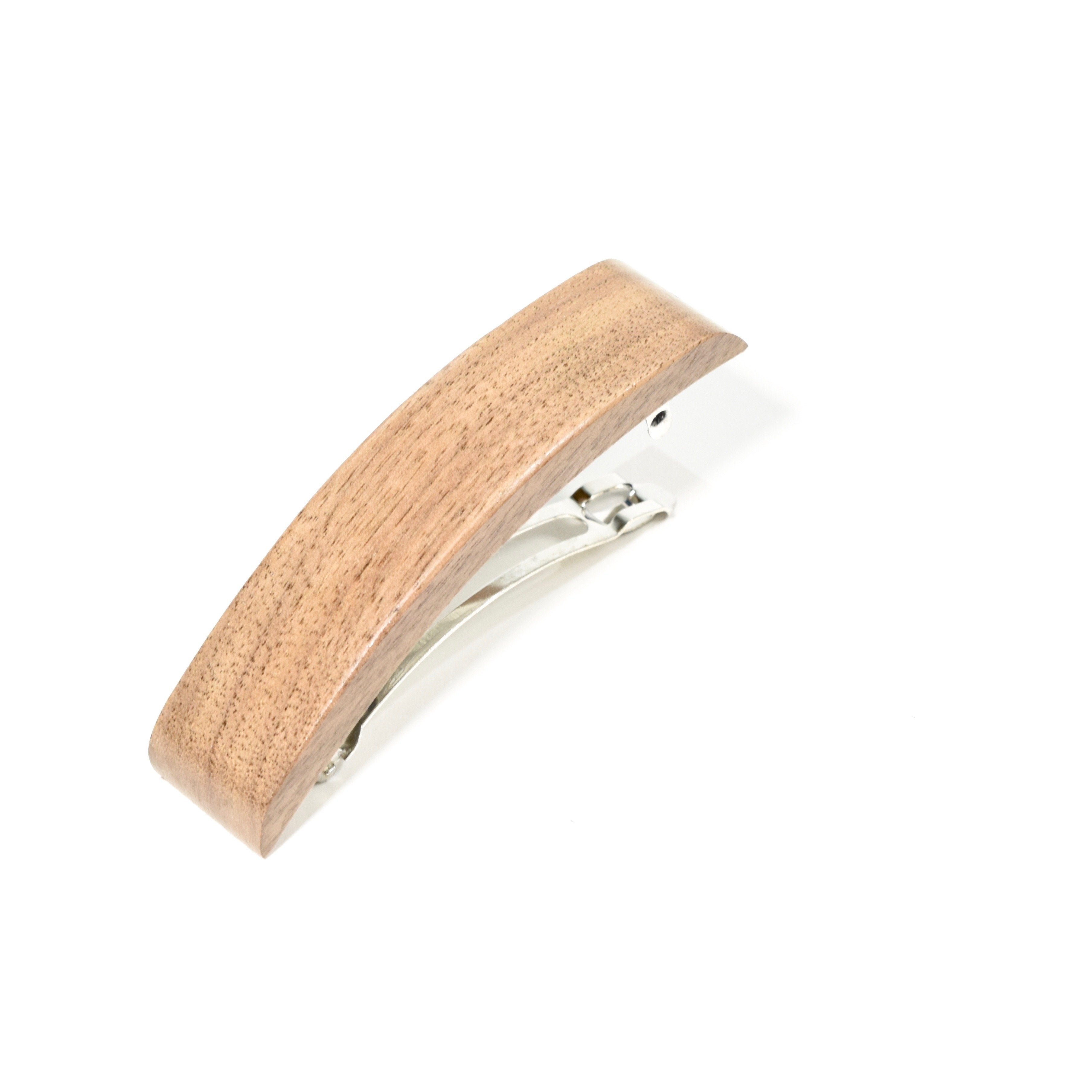 Barrette en bois pour cheveux, barrette solide artisanal