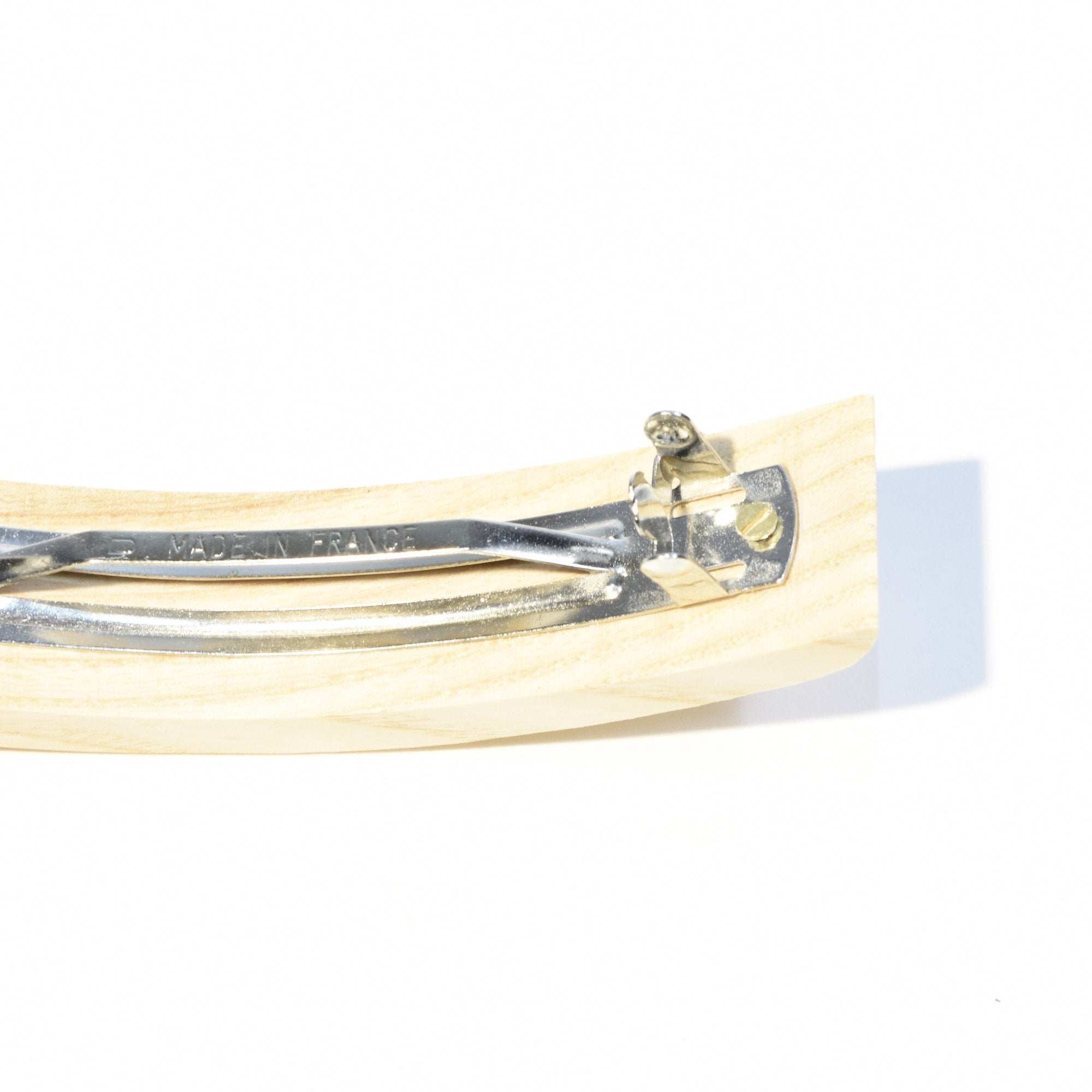 Barrette pour cheveux frêne canadien Isabelle_Ferland_bijoux