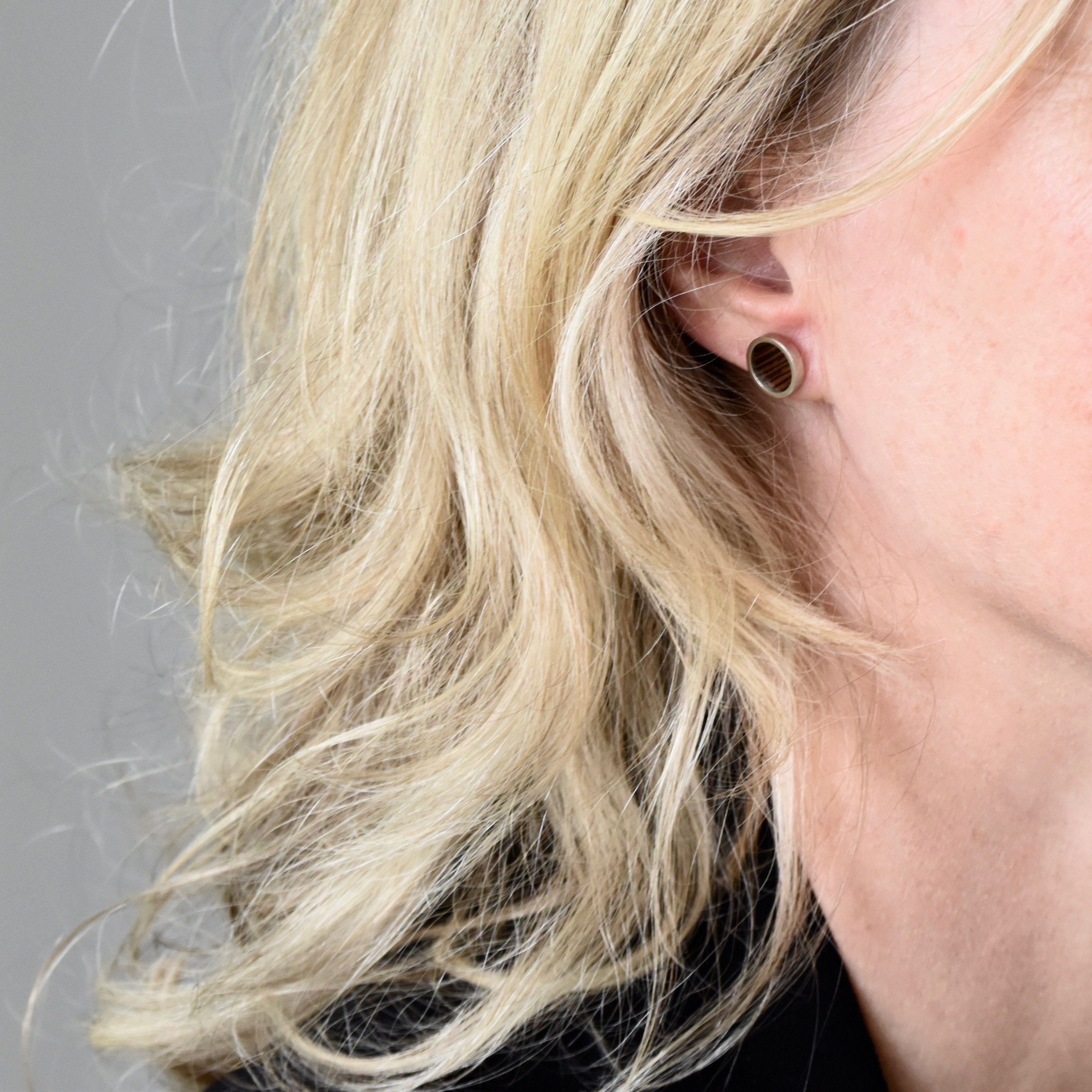 boucles d'oreilles studs création québécoise par Isabelle Ferland