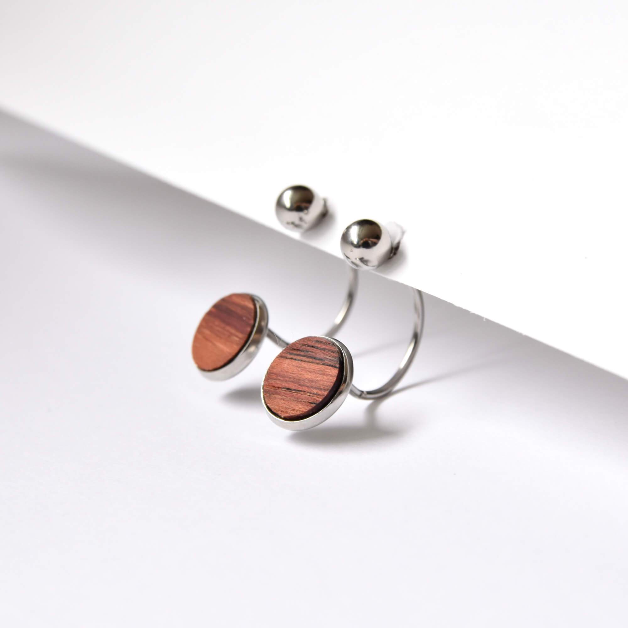 boucles d'oreilles studs fait main au Québec, nouvelle collection 2022