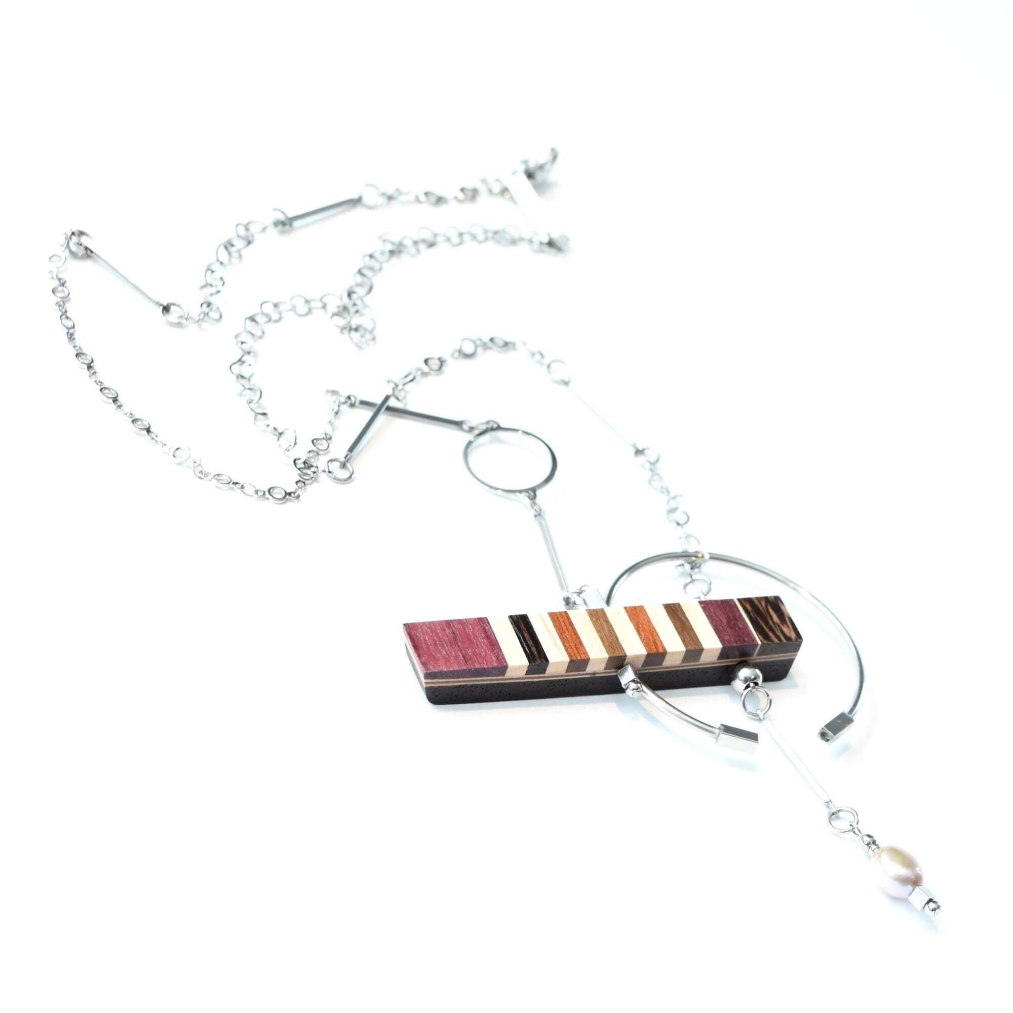 collier acier inoxydable | isabelle ferland bijoux en bois