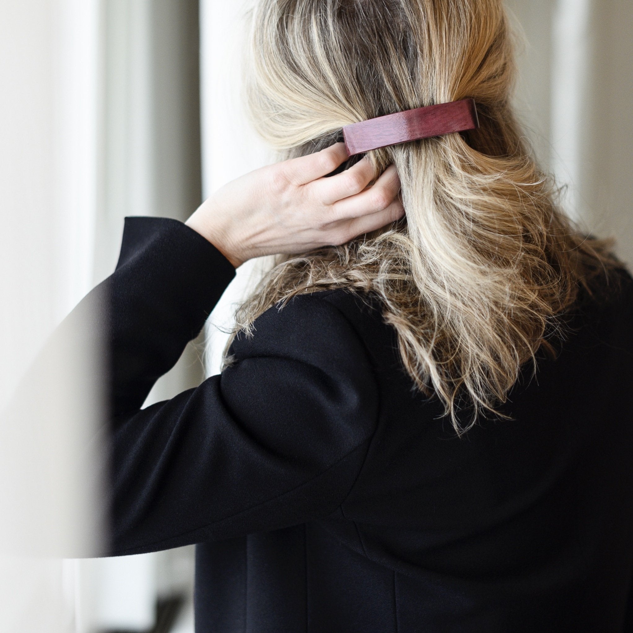 Barrette d'amarante - #Isabelle_Ferland_bijoux#