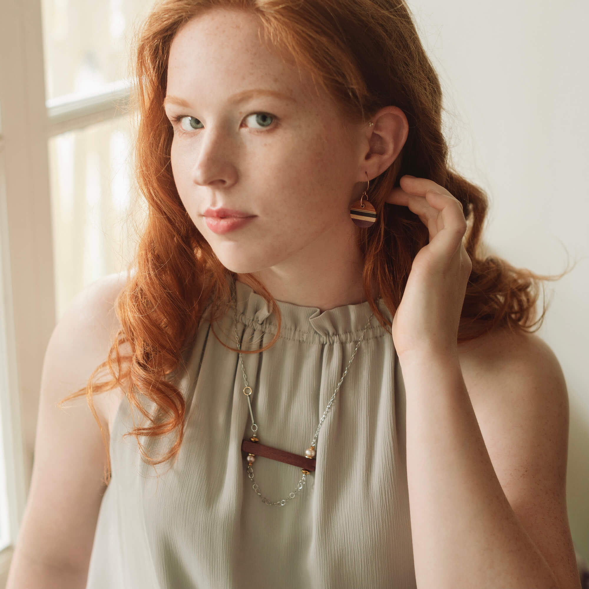 collier long pour femme, solstice par Isabelle Ferland bijoux | nouvelle collection 2022