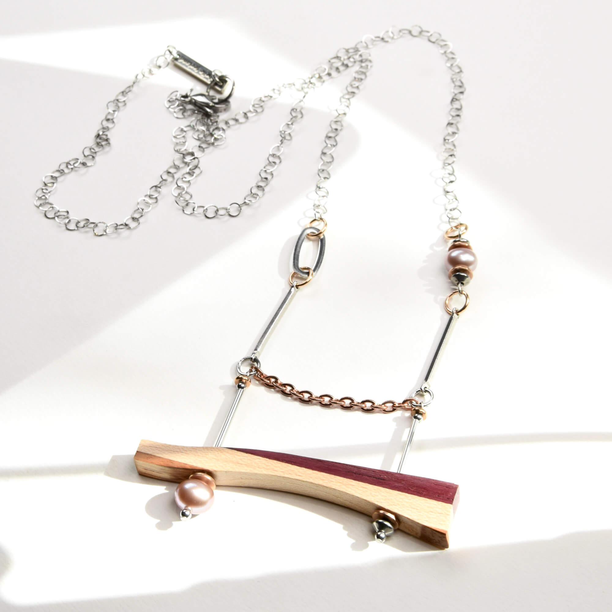 collier long, sautoir fabriqué à Québec par isabelle ferland