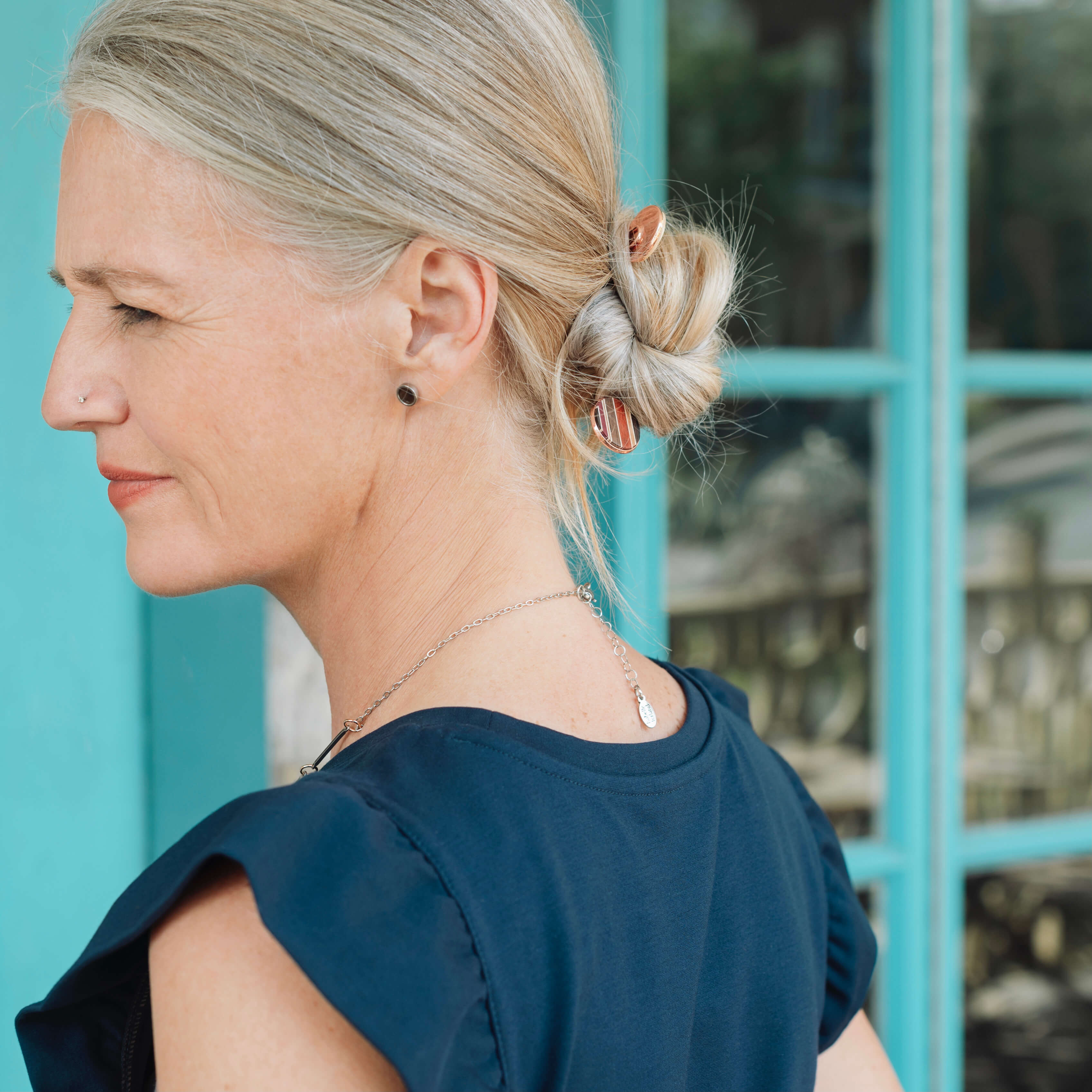 boucles d'oreilles studs création québécoise par Isabelle Ferland