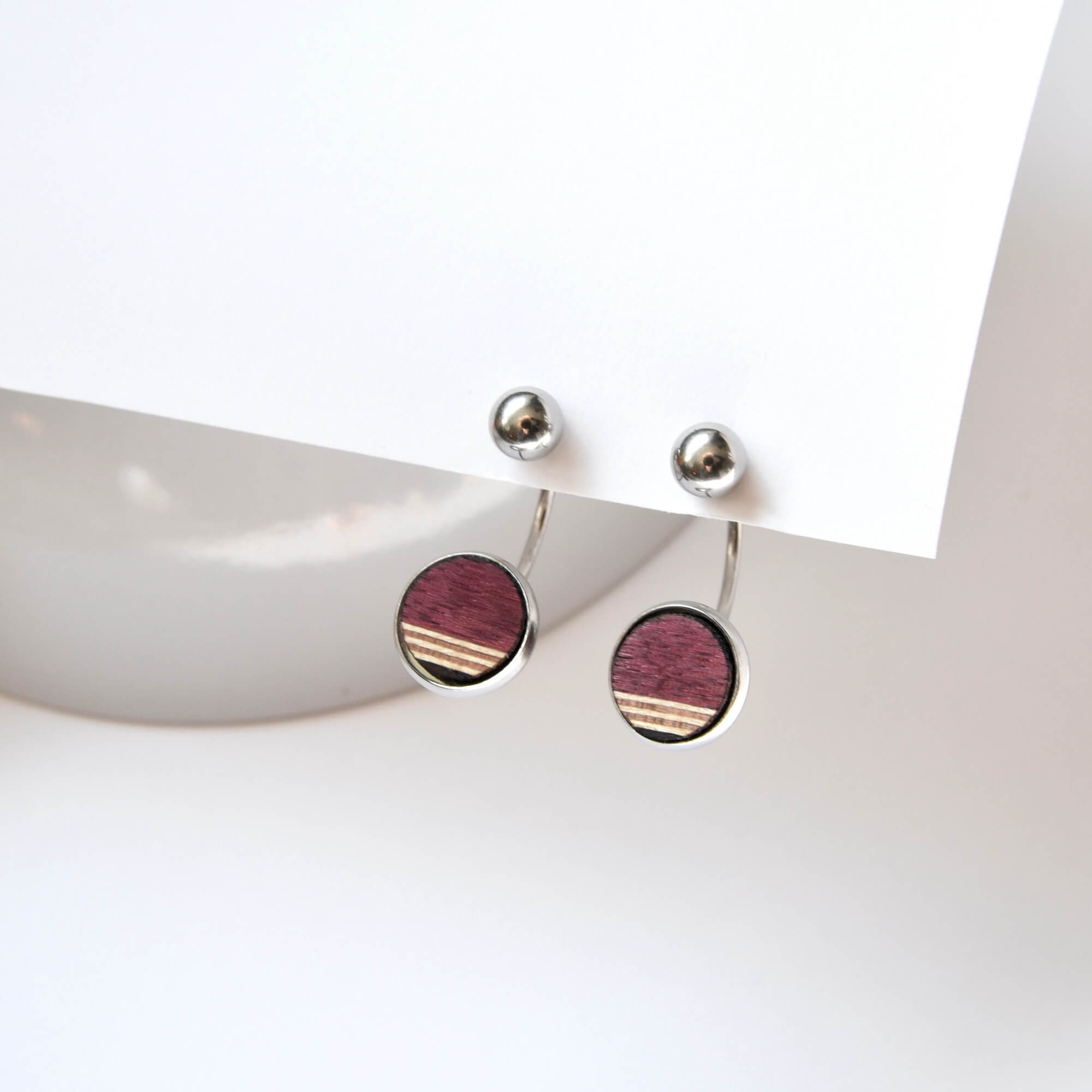 boucles d'oreilles studs fait main au Québec, nouvelle collection 2022
