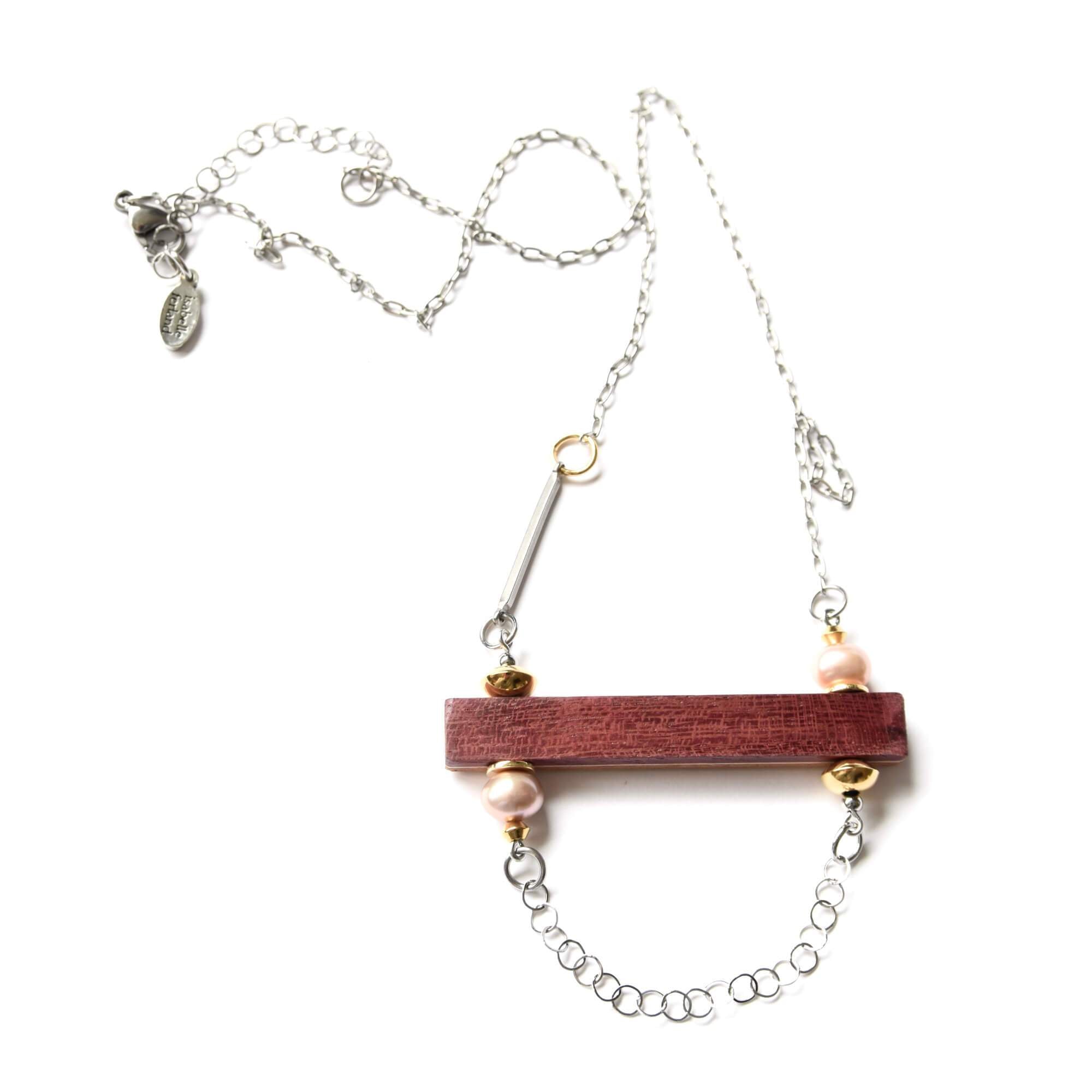 collier long pour femme, solstice par Isabelle Ferland bijoux