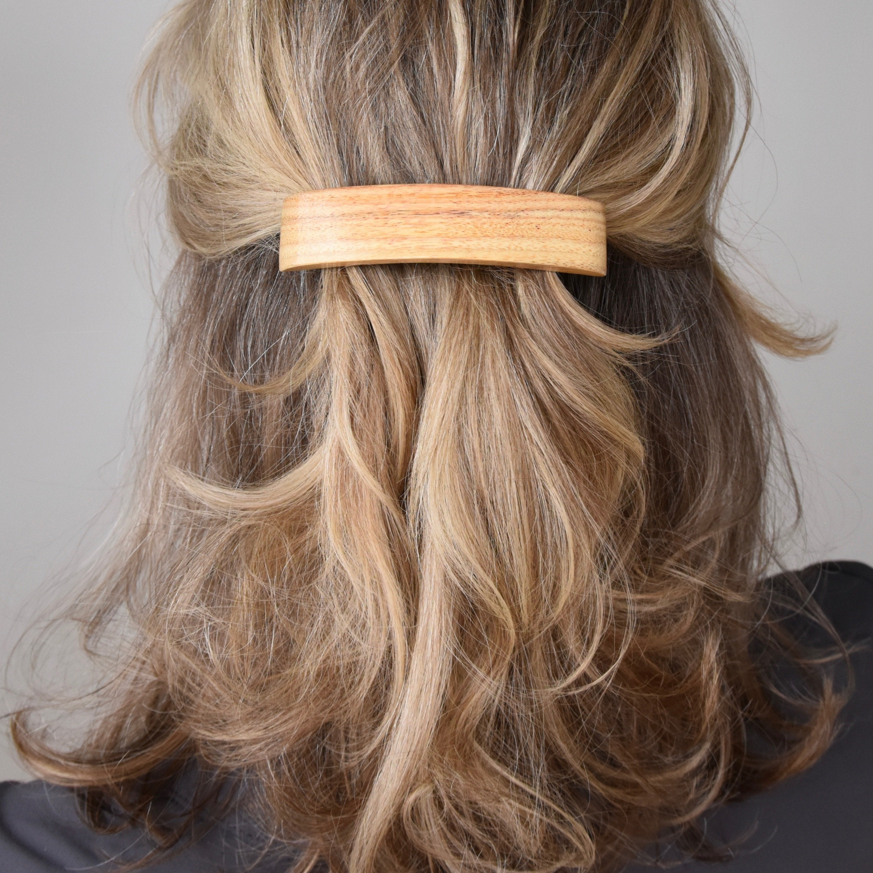 Pince à cheveux en bois - isabelle_ferland-bijoux