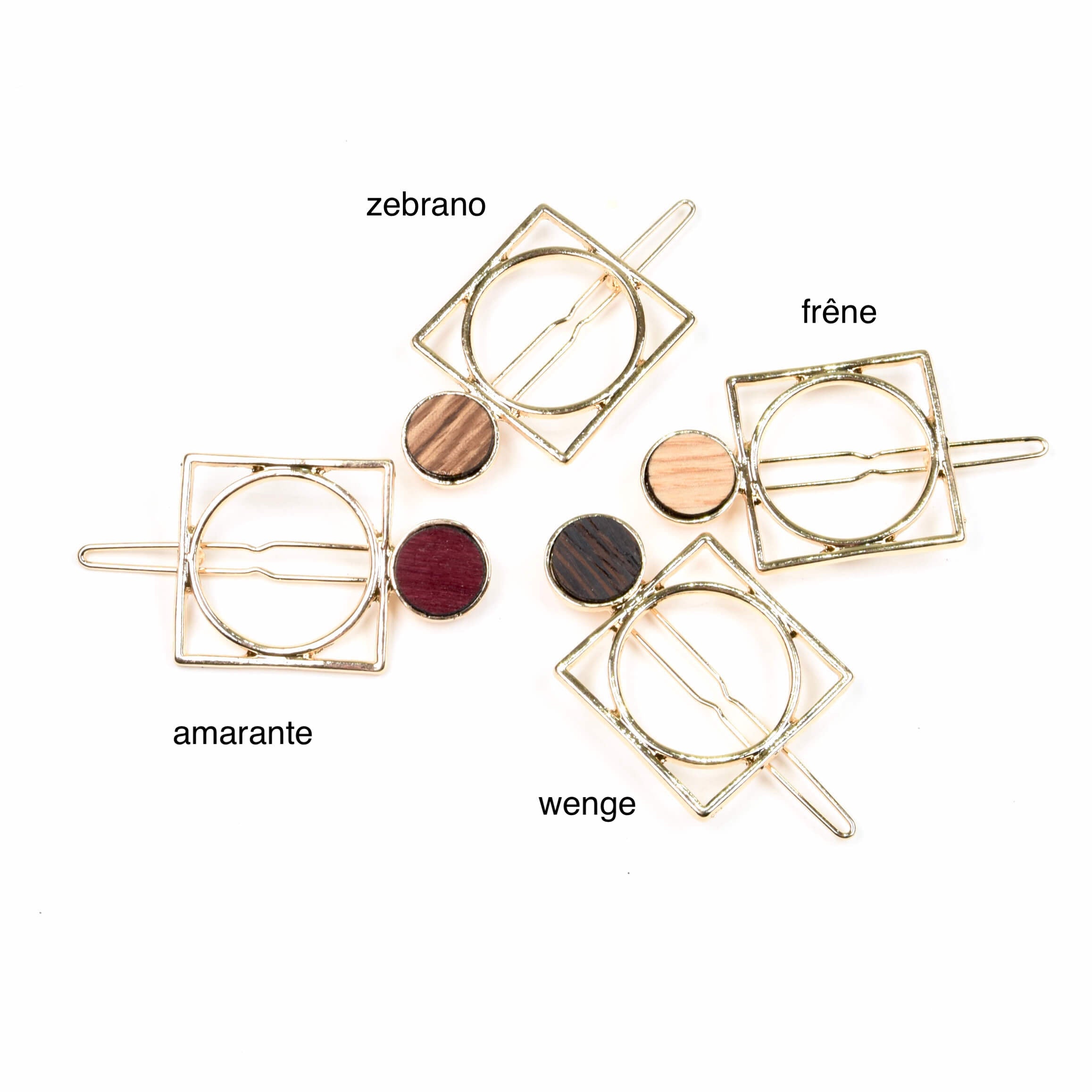 Barrette minimaliste dorée