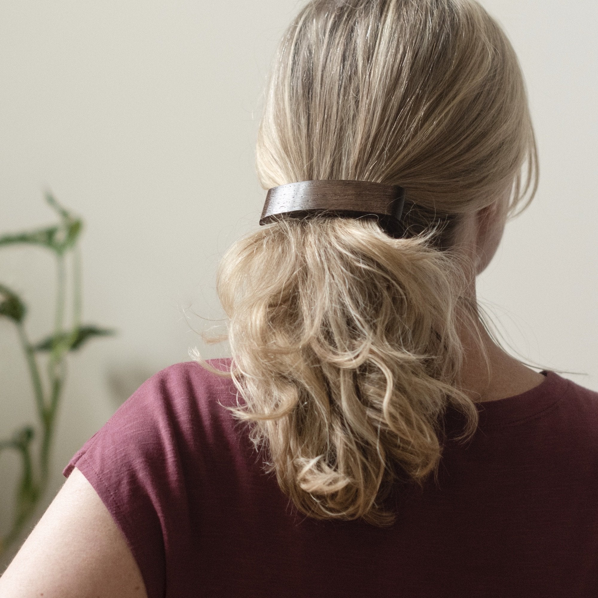 Barrette foncé, presque noir - #Isabelle_Ferland_bijoux#