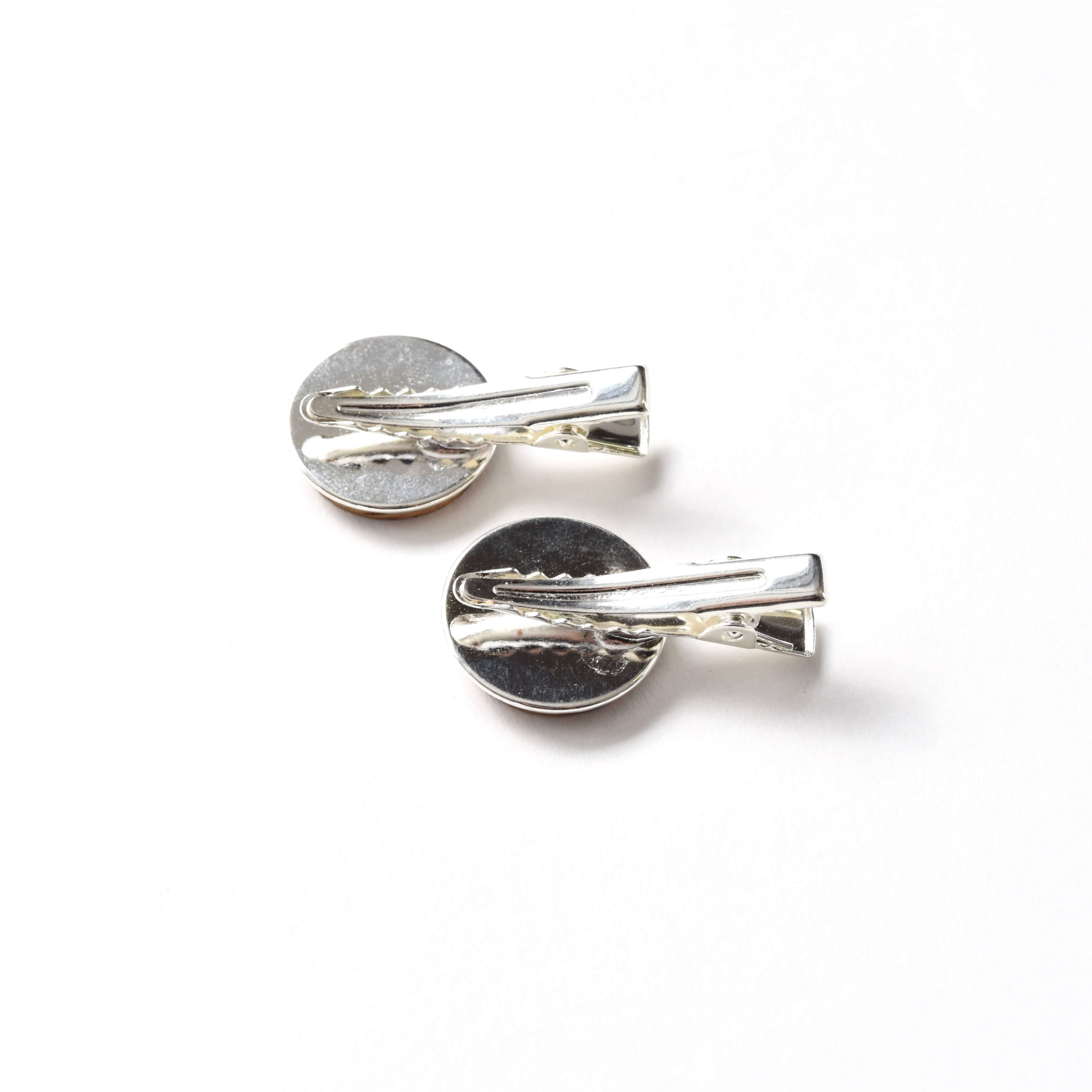 pince alligator argenté fait main | Isabelle Ferland