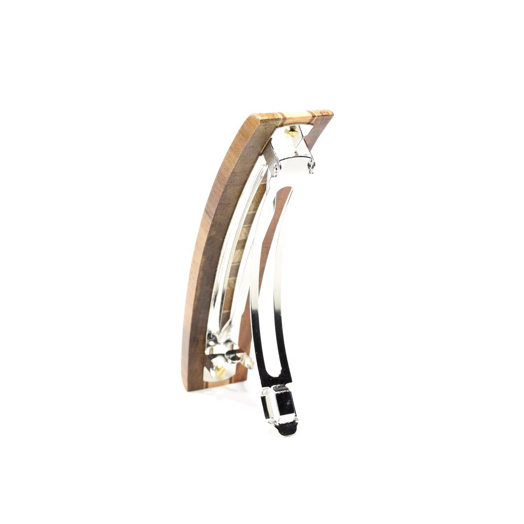 Barrette fait main en bois Isabelle_Ferland_bijoux