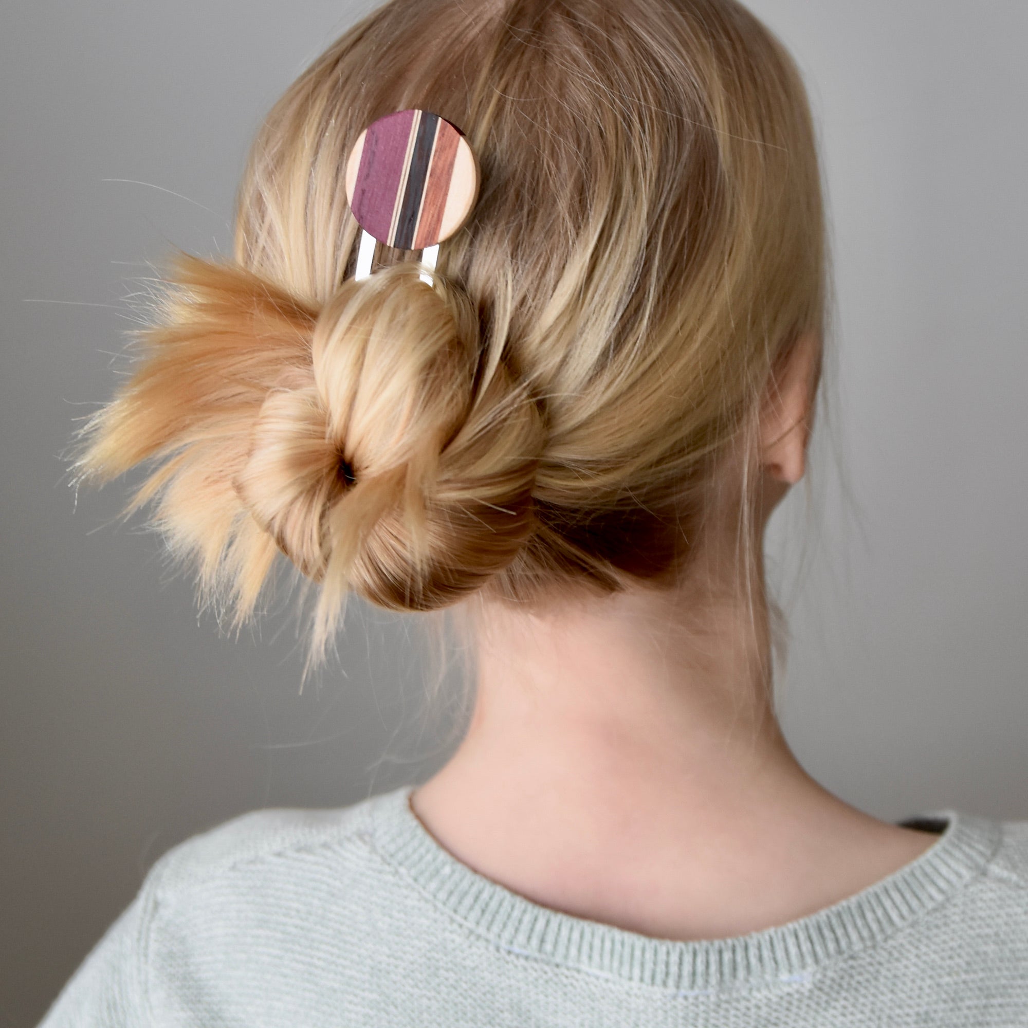 Baguette à cheveux  artisanale création québécoise 