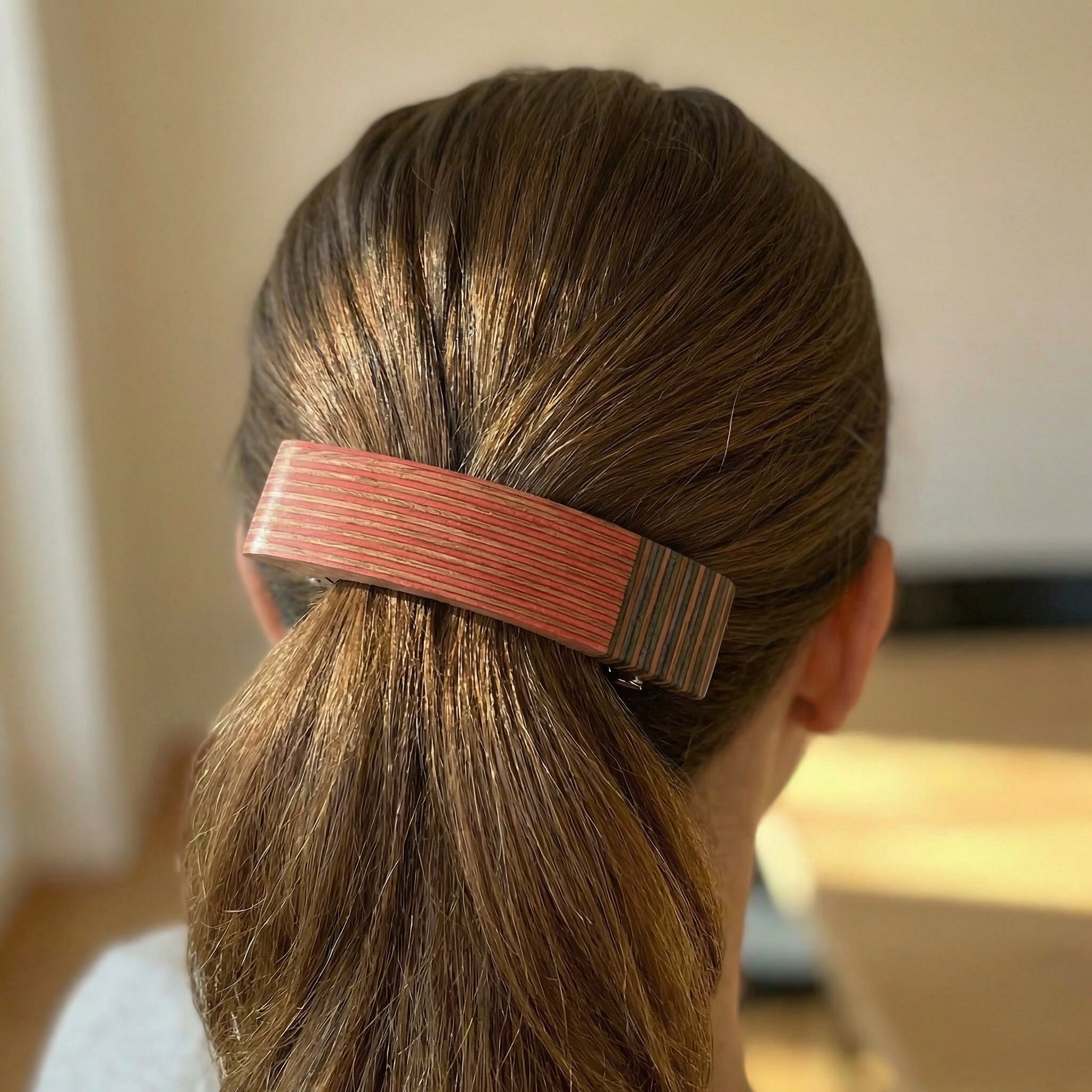 accessoires cheveux épais en bois