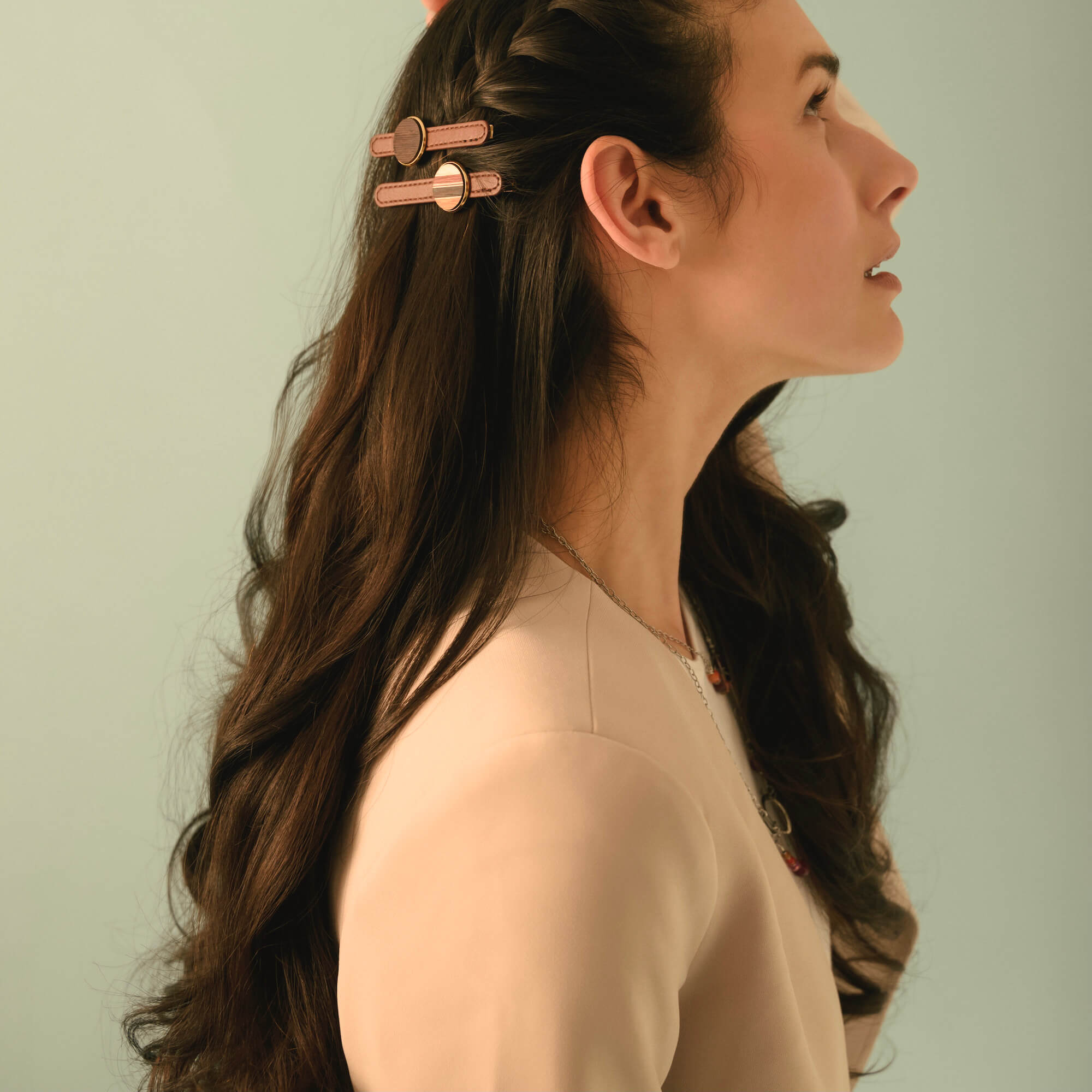 pince à cheveux en bois fait main au Canada par Isabelle ferland 