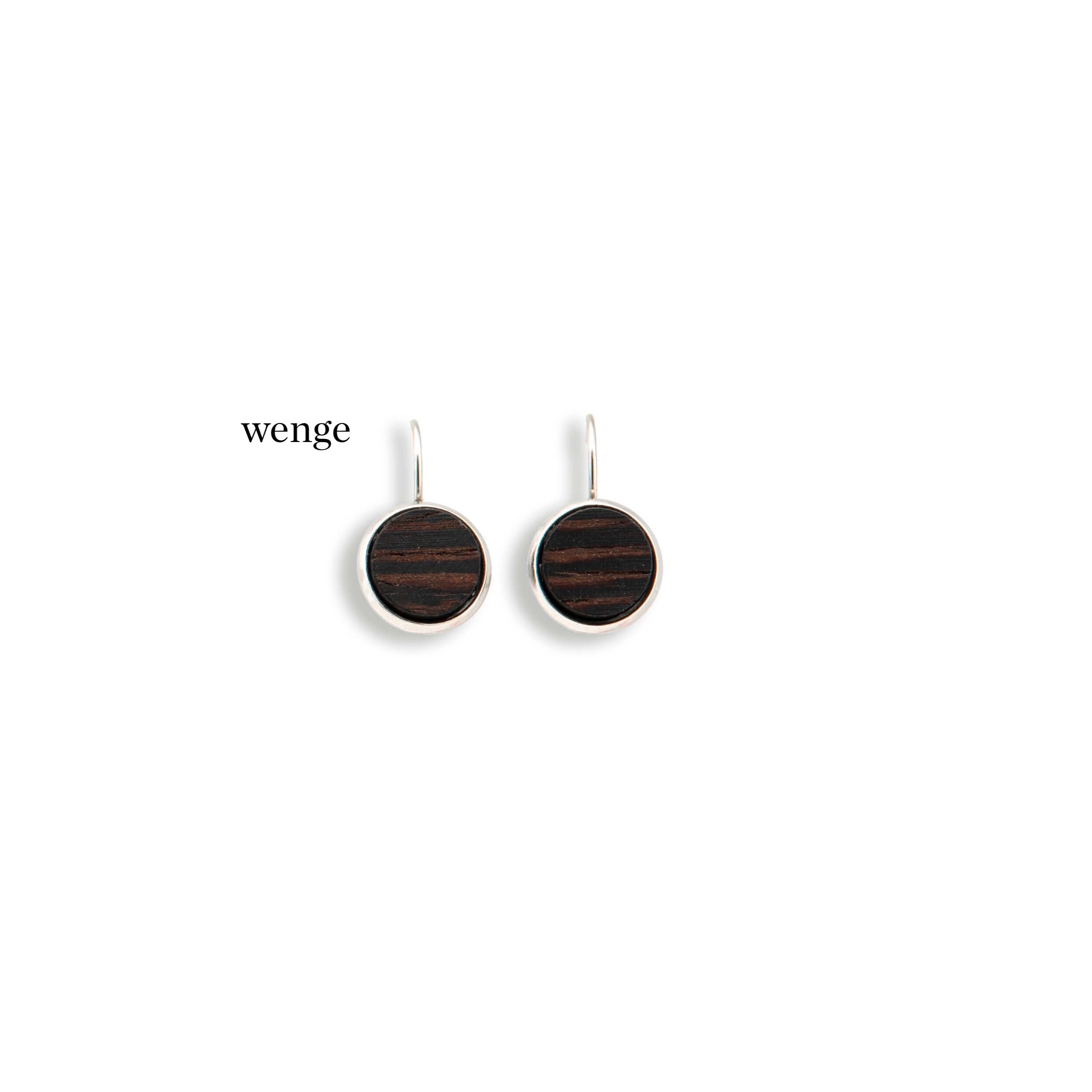 Boutons en bois avec incrustation de bois par isabelle ferland bijoux 