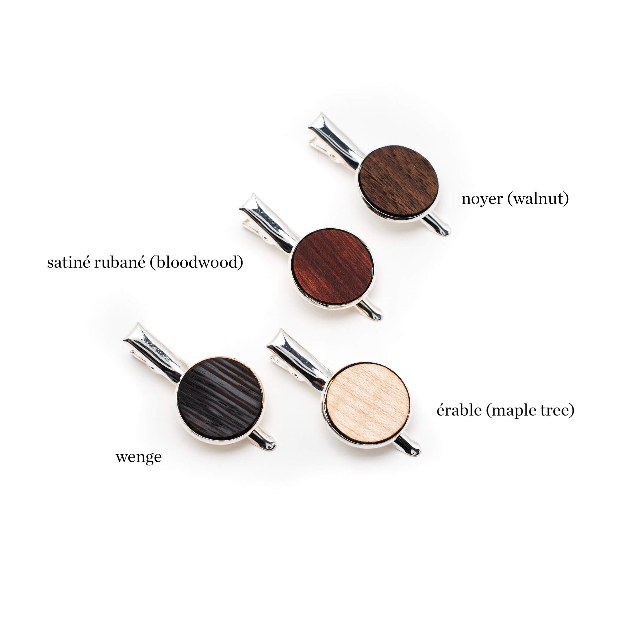 pince pour cheveux style alligator couleur argent 