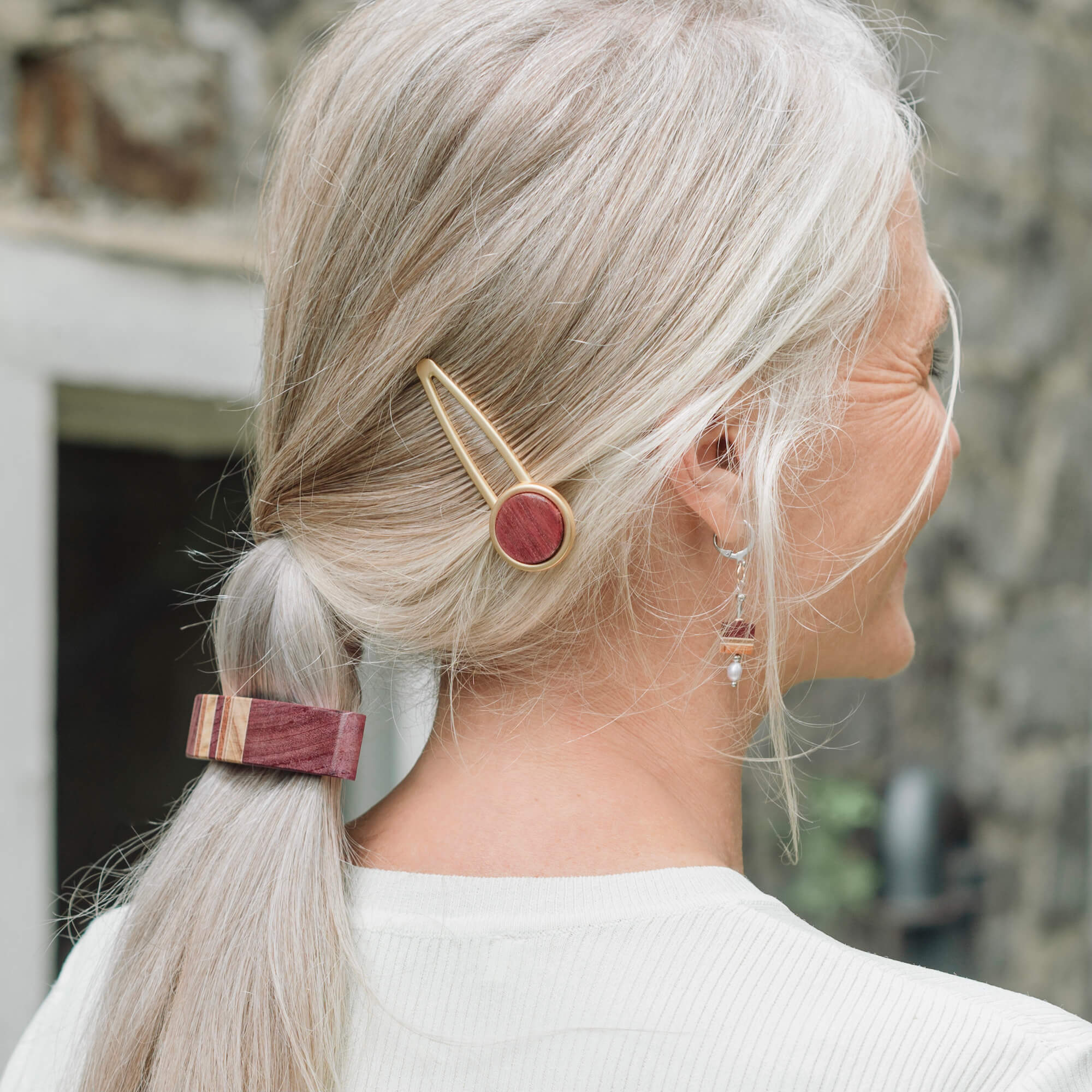 Petite barrette en bois