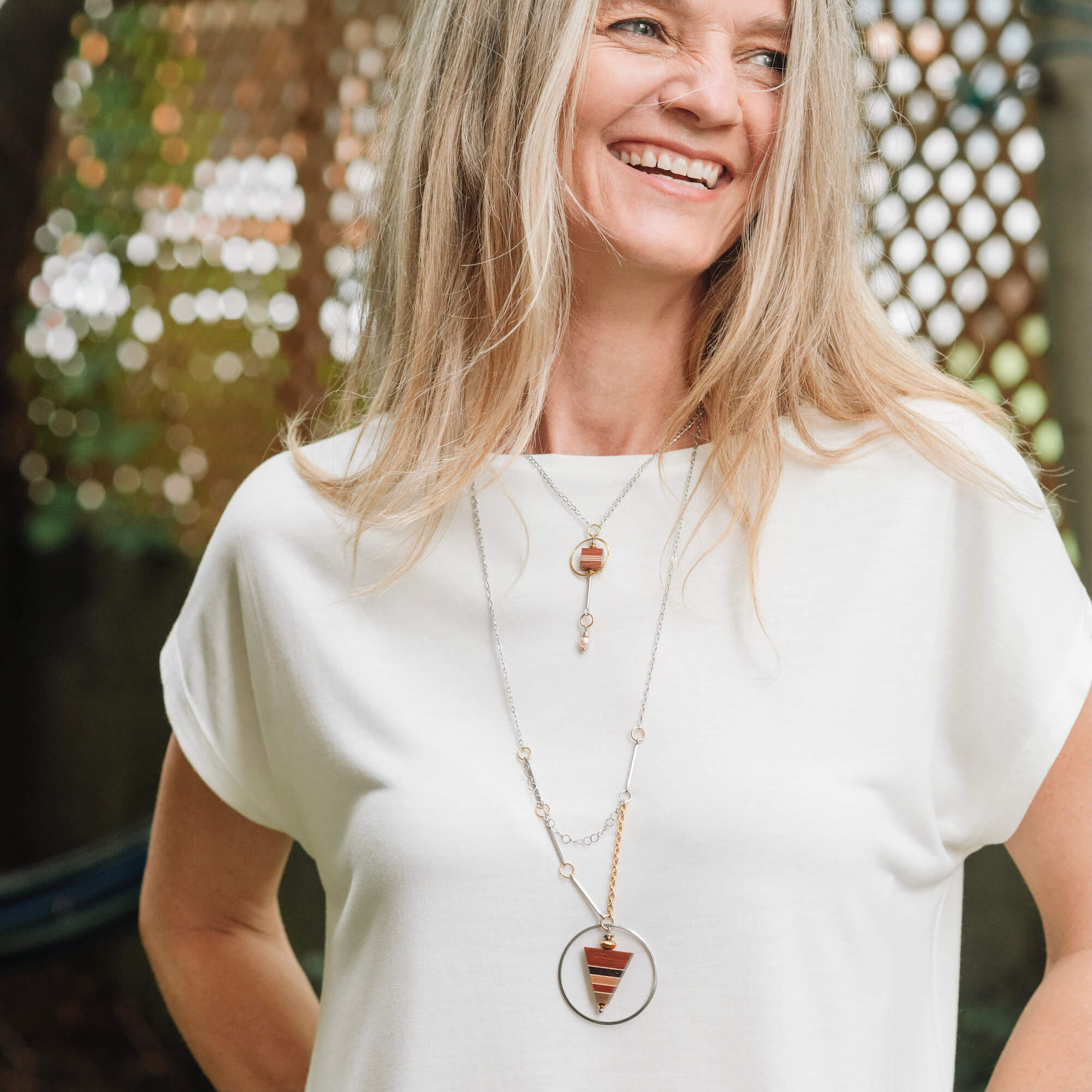 collier long sautoir fabriqué à Québec, Canada , isabelle ferland 