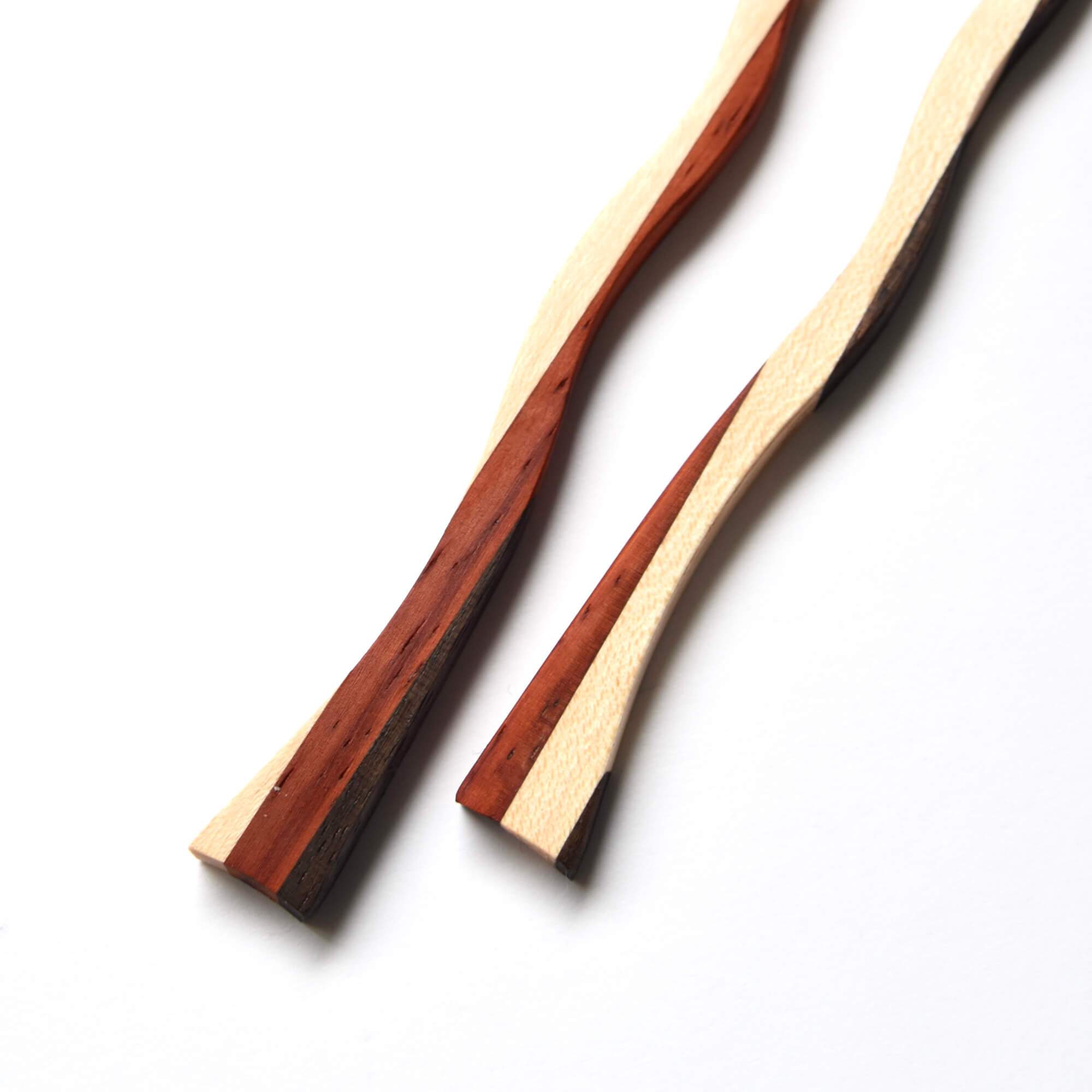 pic pour cheveux fait main en bois Isabelle Ferland bijoux 