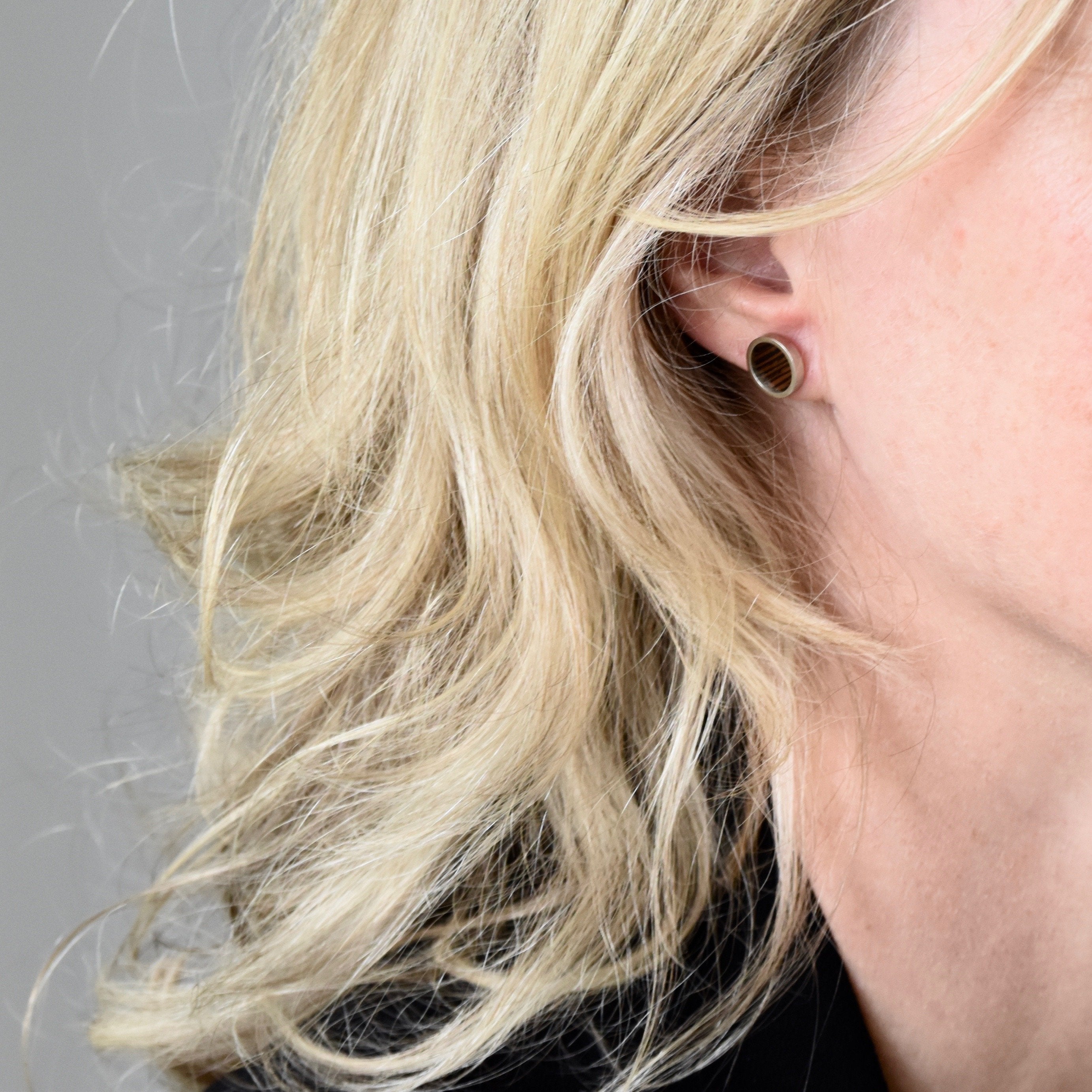 boucles d'oreilles studs création québécoise par Isabelle Ferland 