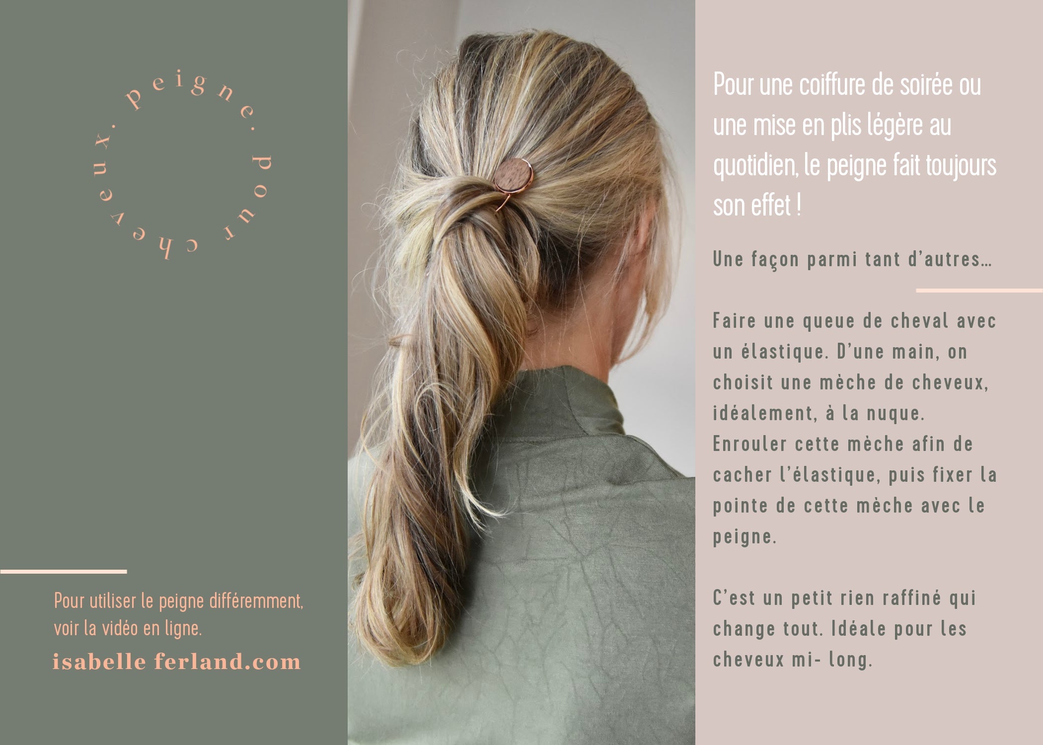 comment utiliser les peignes à cheveux, fiches explicatives, baguette pour cheveux